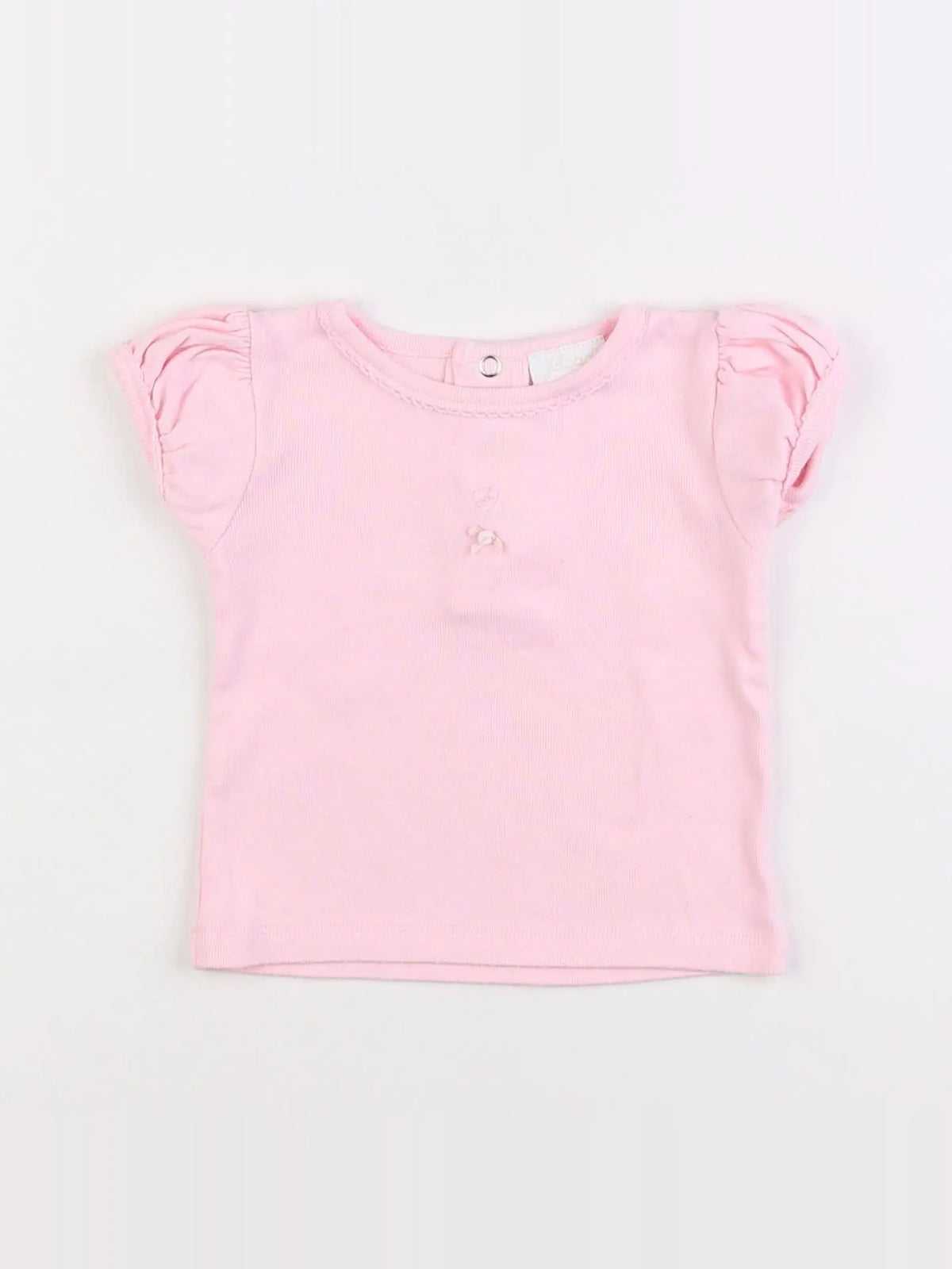 Jacadi - tee-shirt rose - 12 mois