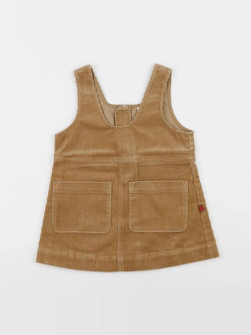 Robe Pinafore Marron