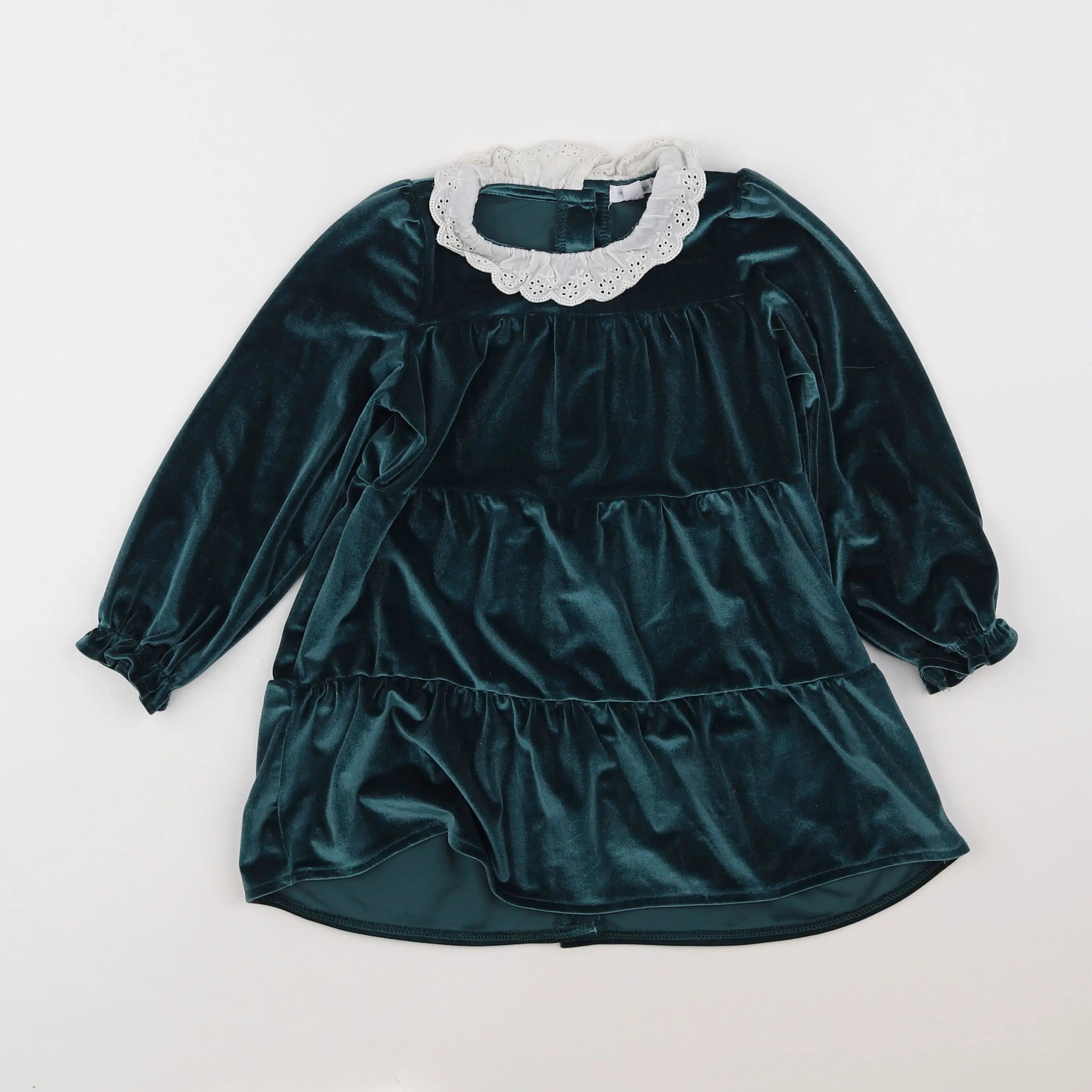 Vertbaudet - robe vert - 3 ans