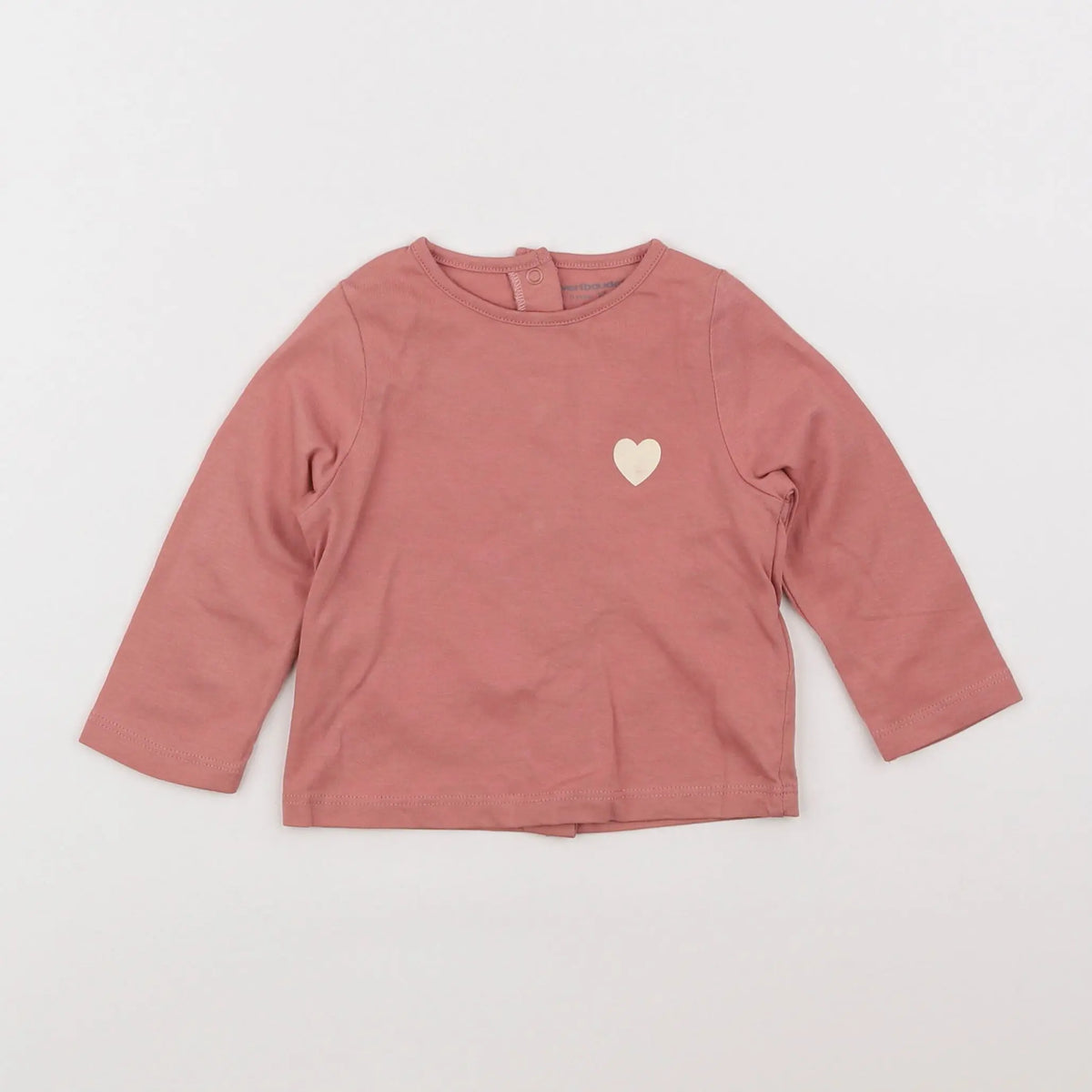 Vertbaudet - tee-shirt rose - 6 mois