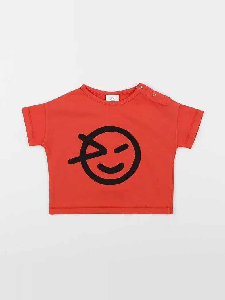 Tee-shirt Rouge Noir