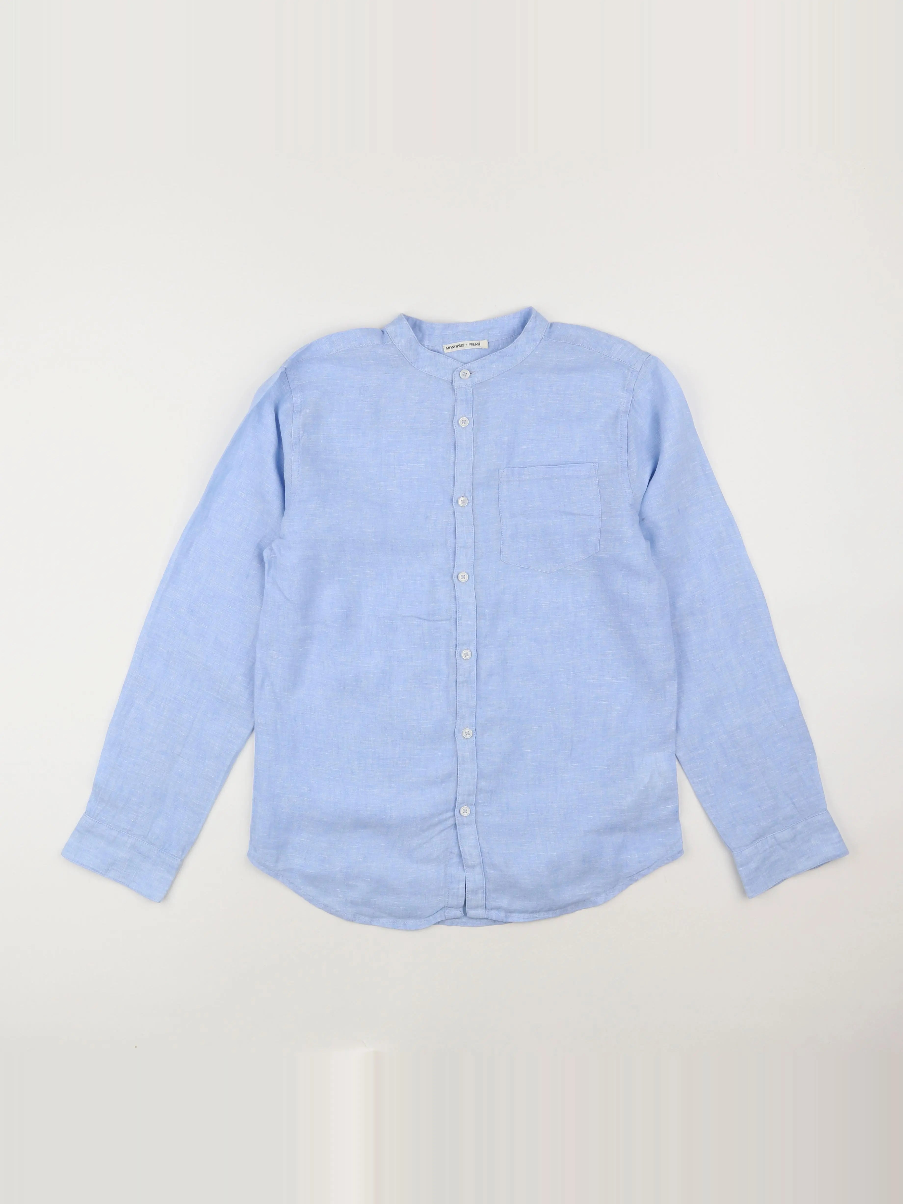 Monoprix - chemise bleu - 12 ans