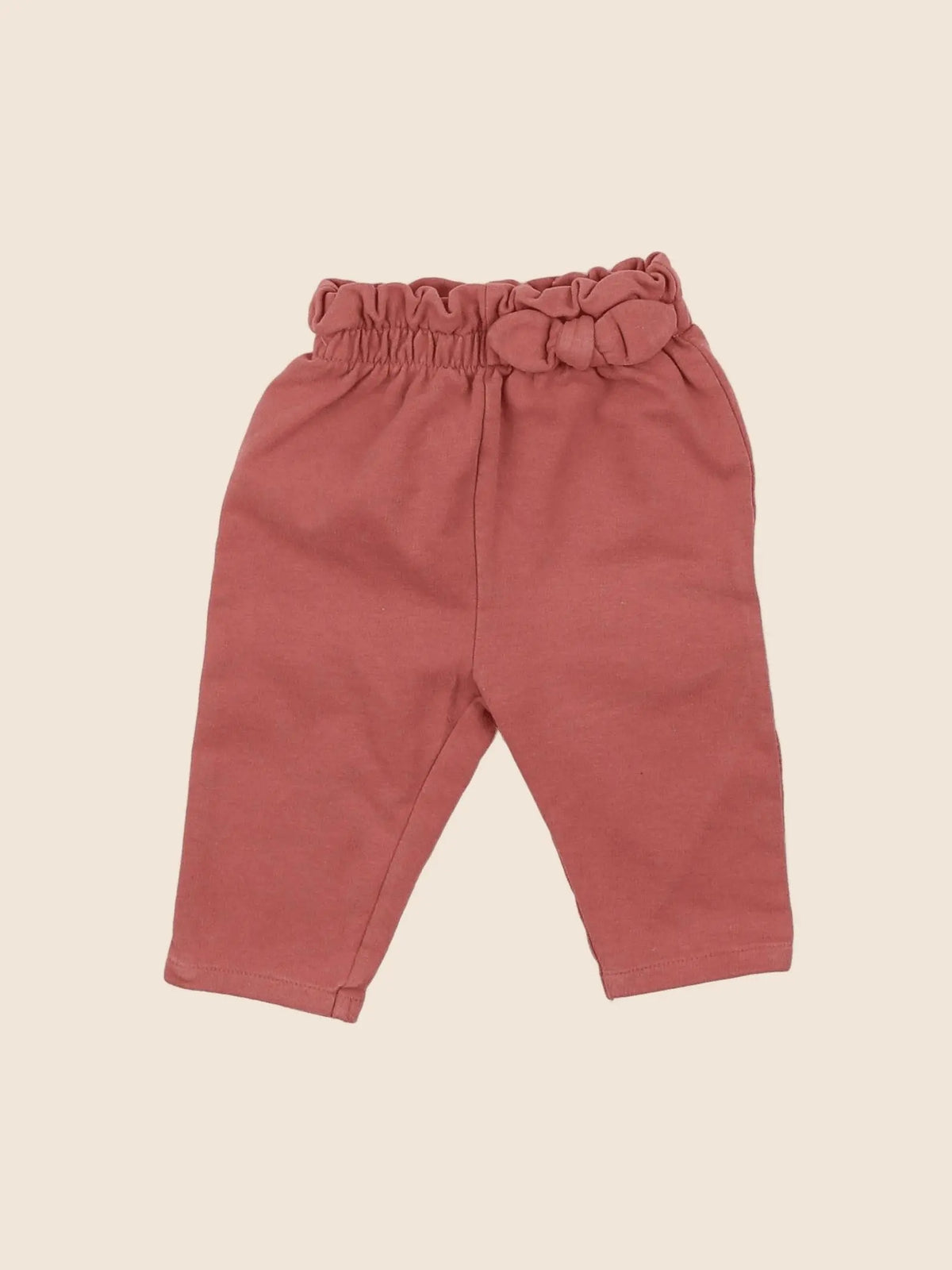 Vertbaudet - pantalon rouge - 3 mois