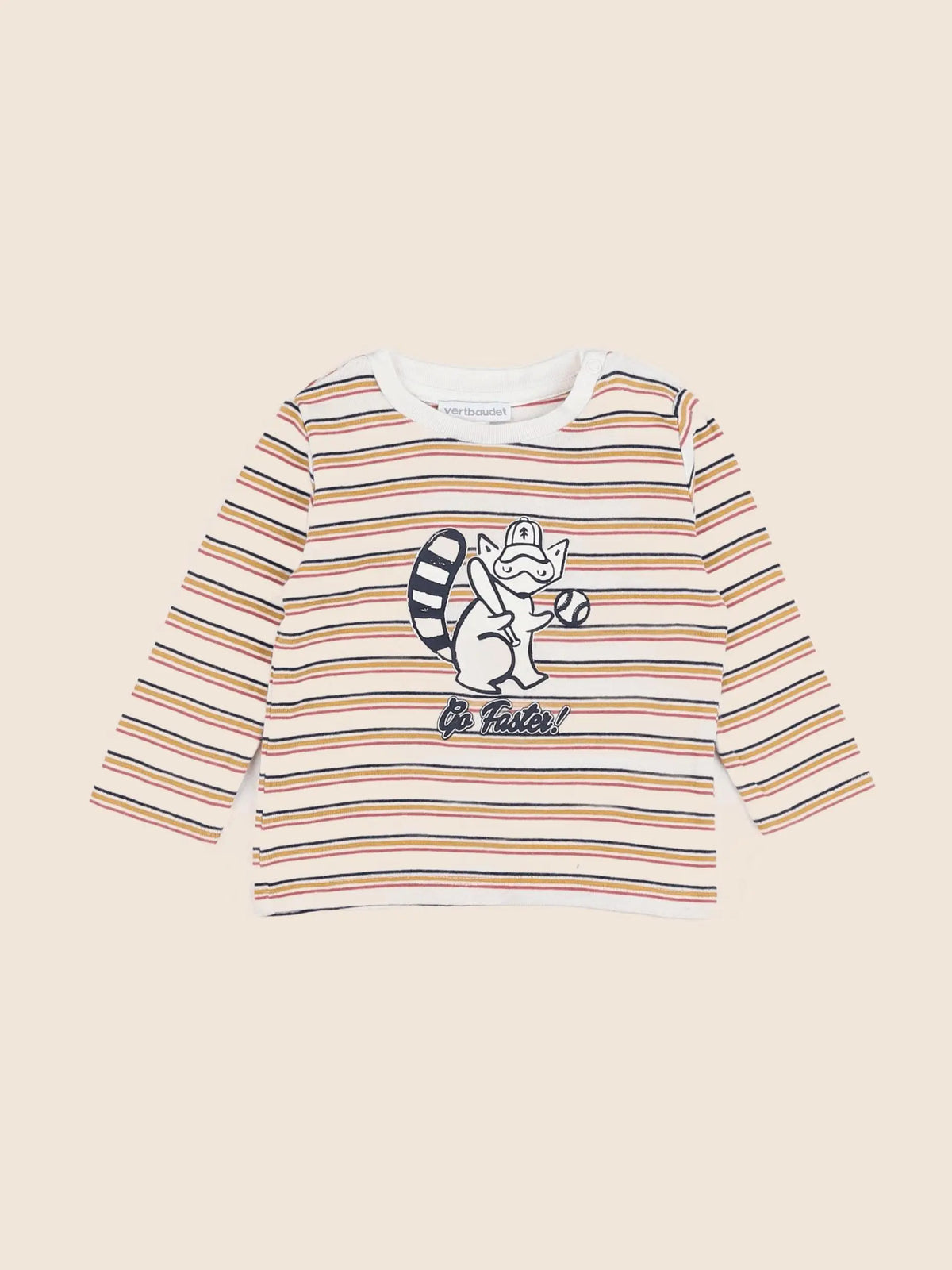 Vertbaudet - tee-shirt multicolore - 9 mois