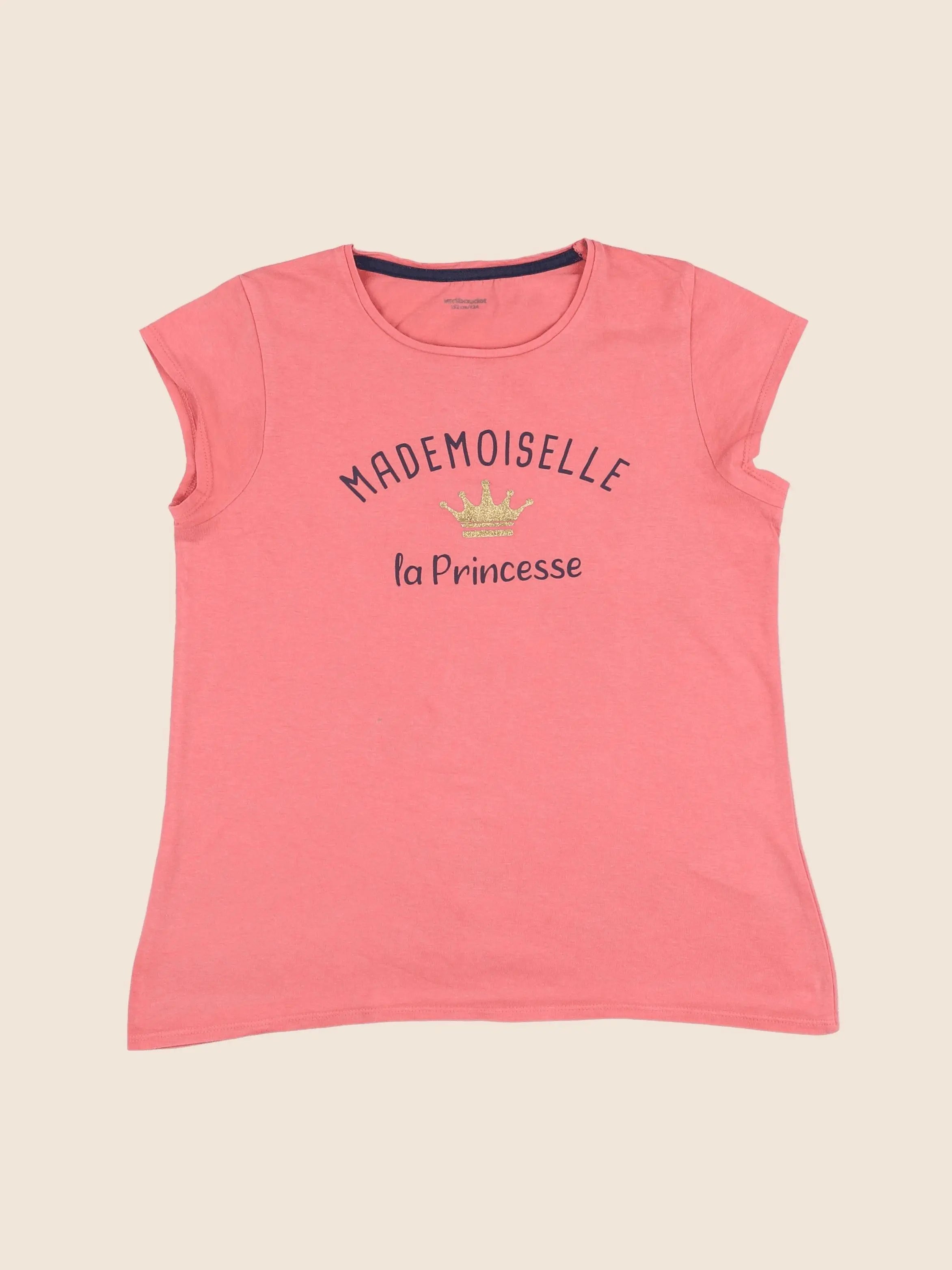Vertbaudet - tee-shirt rose - 12 ans