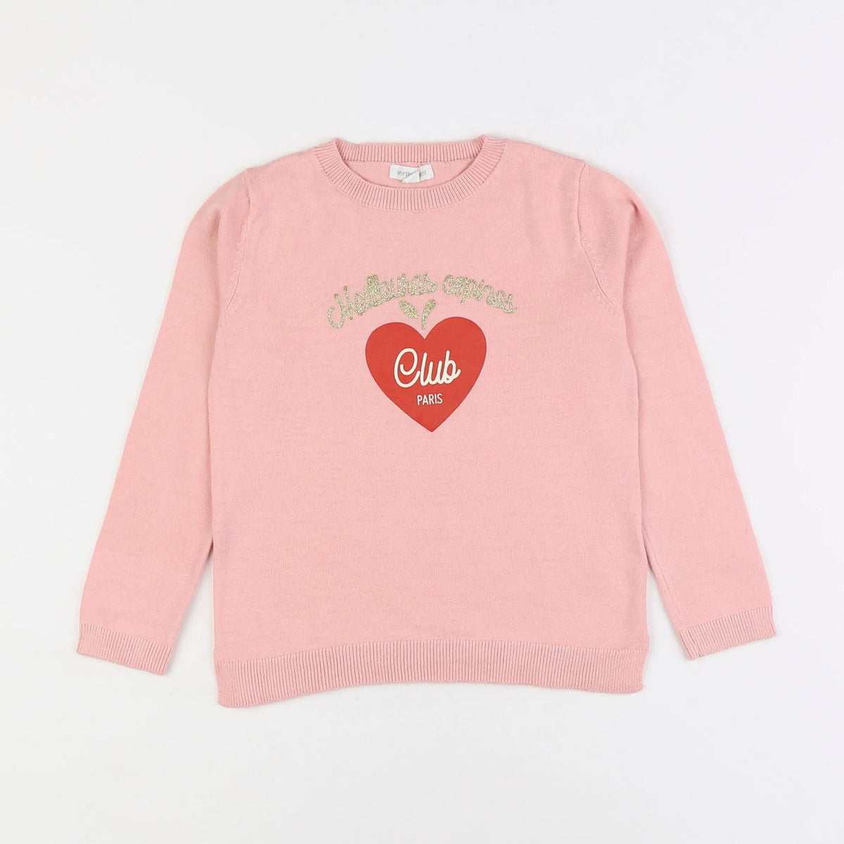 Vertbaudet - pull rose - 5 ans