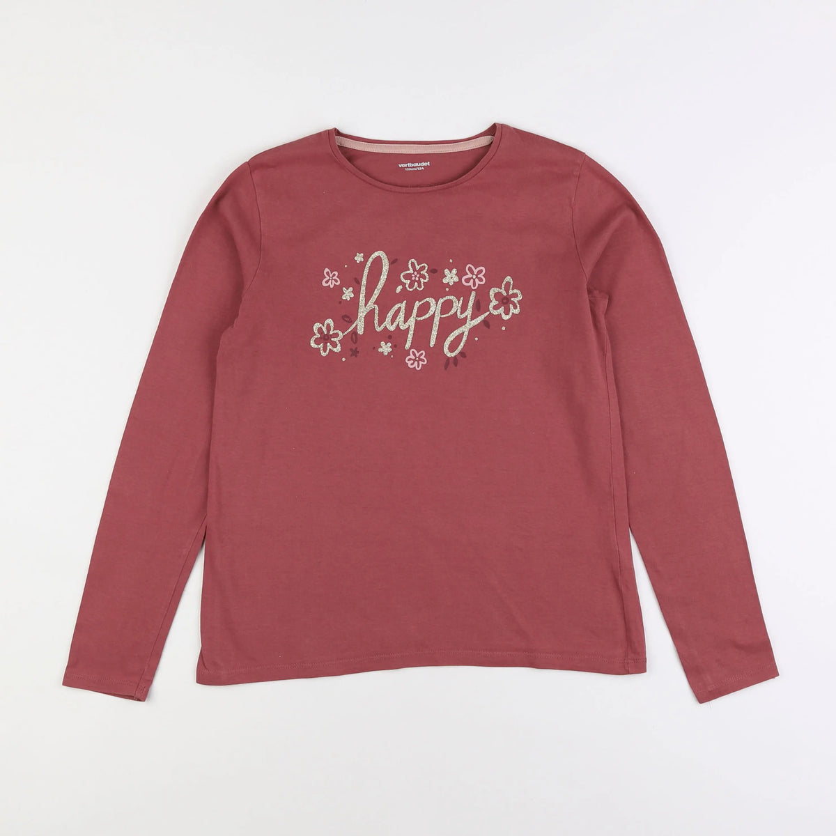 Vertbaudet - tee-shirt rouge - 12 ans