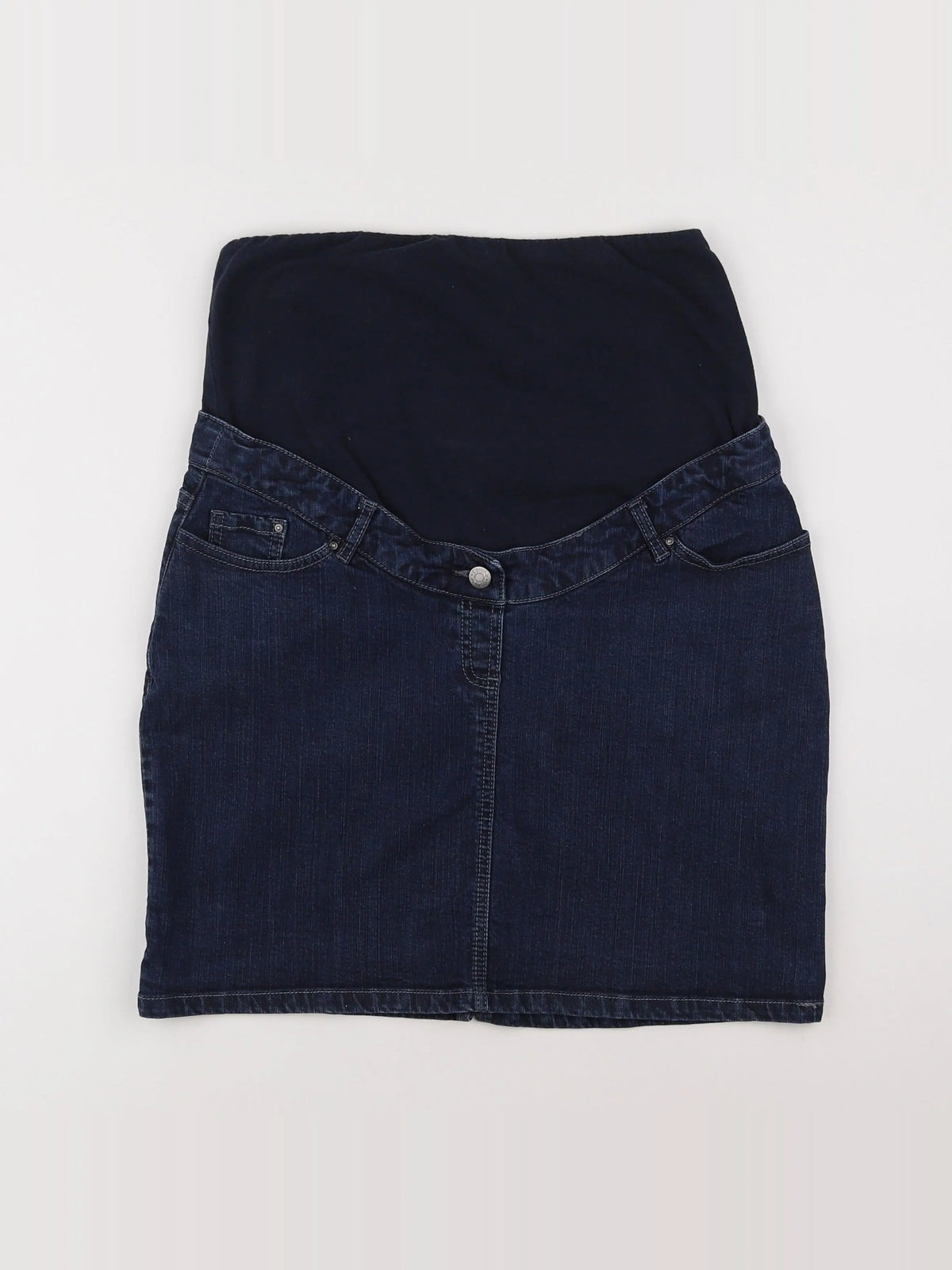 Envie de fraise - jupe grossesse bleu - 40