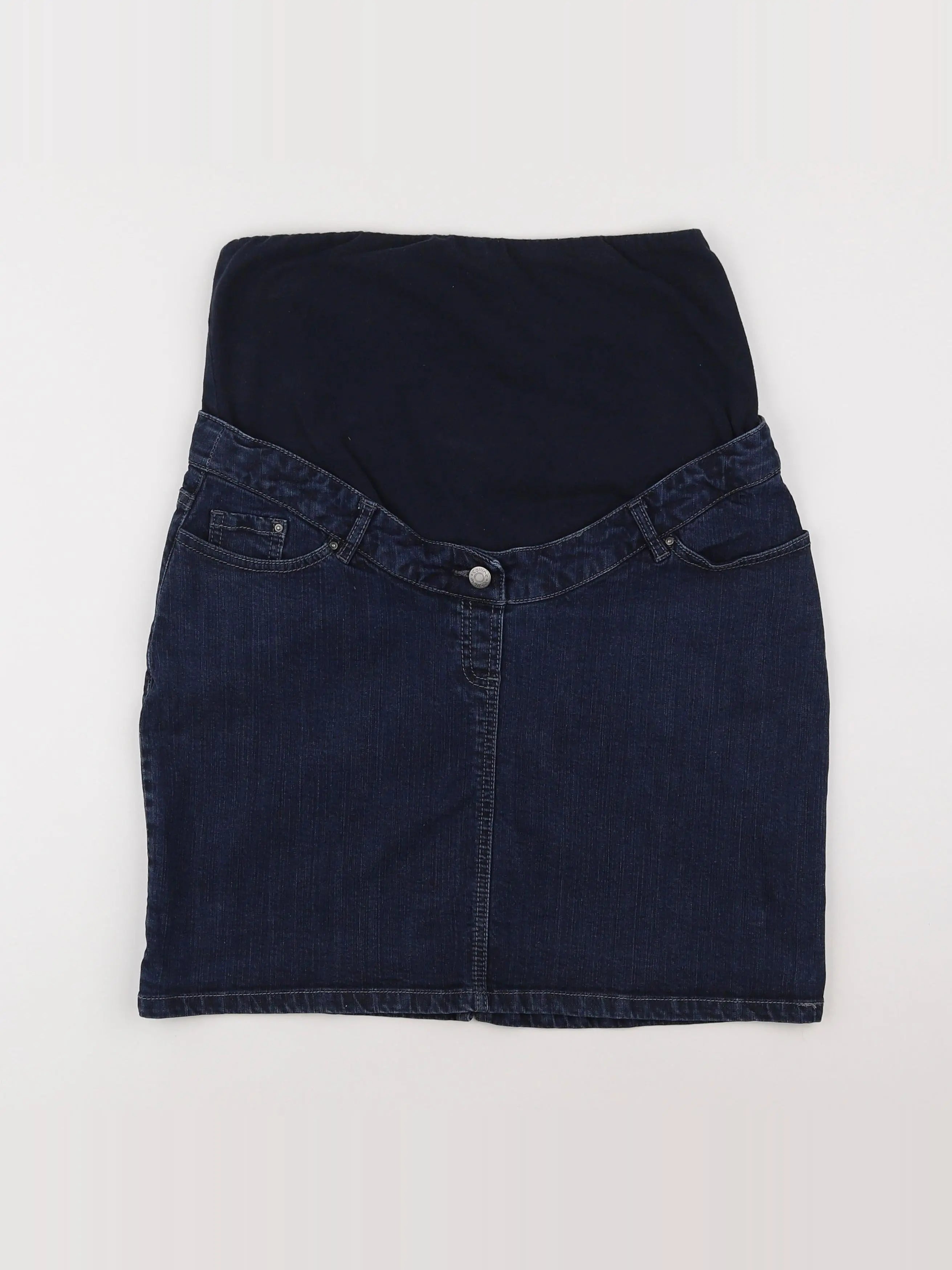 Envie de fraise - jupe grossesse bleu - 40