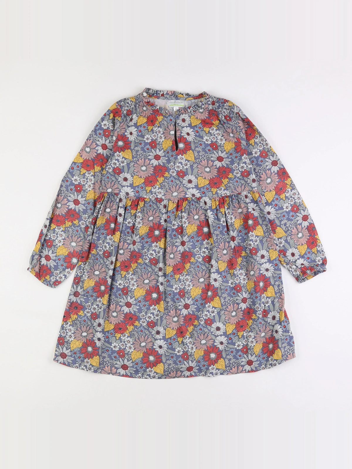 Vertbaudet - robe multicolore - 9 ans