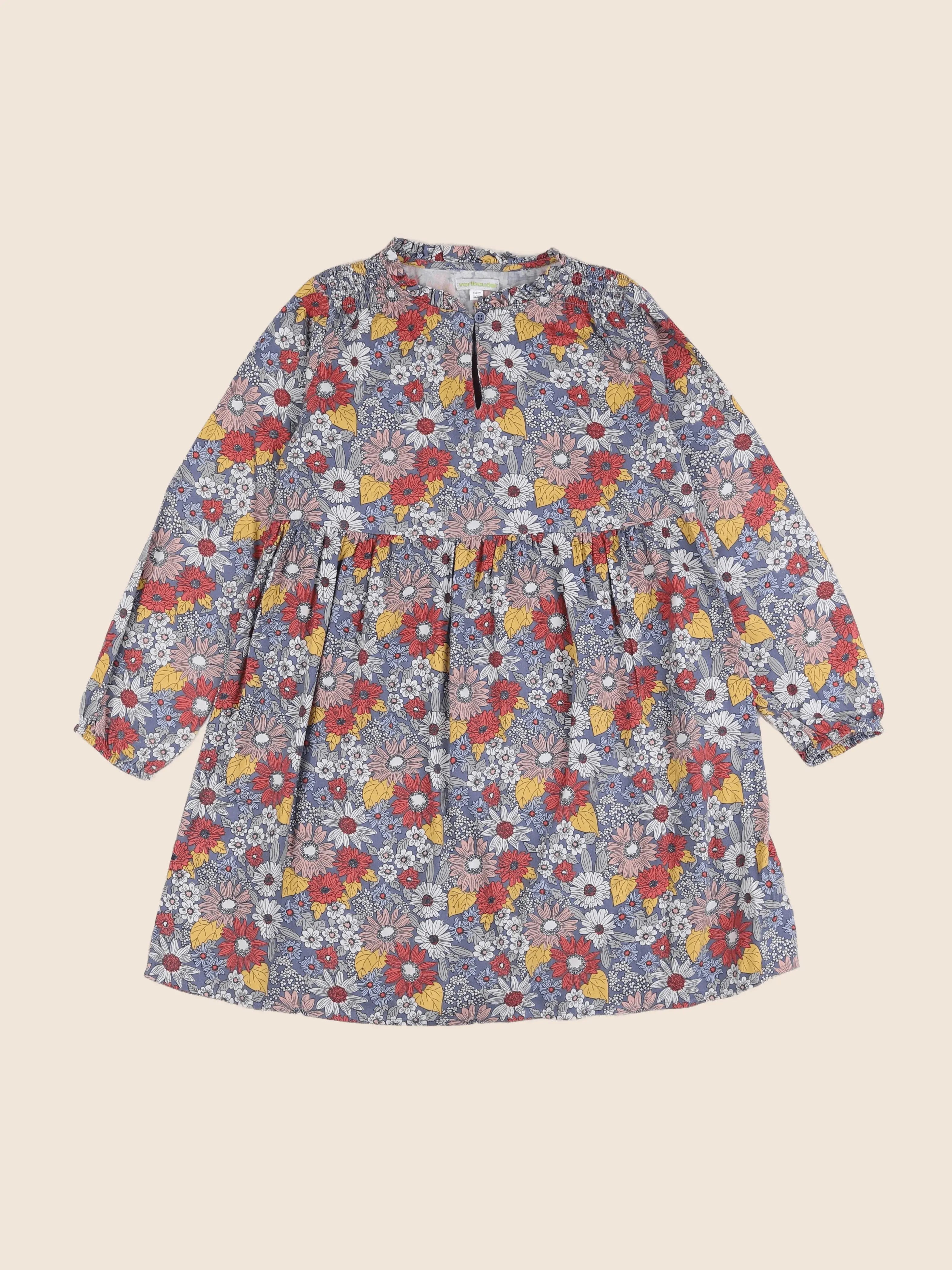 Vertbaudet - robe multicolore - 9 ans