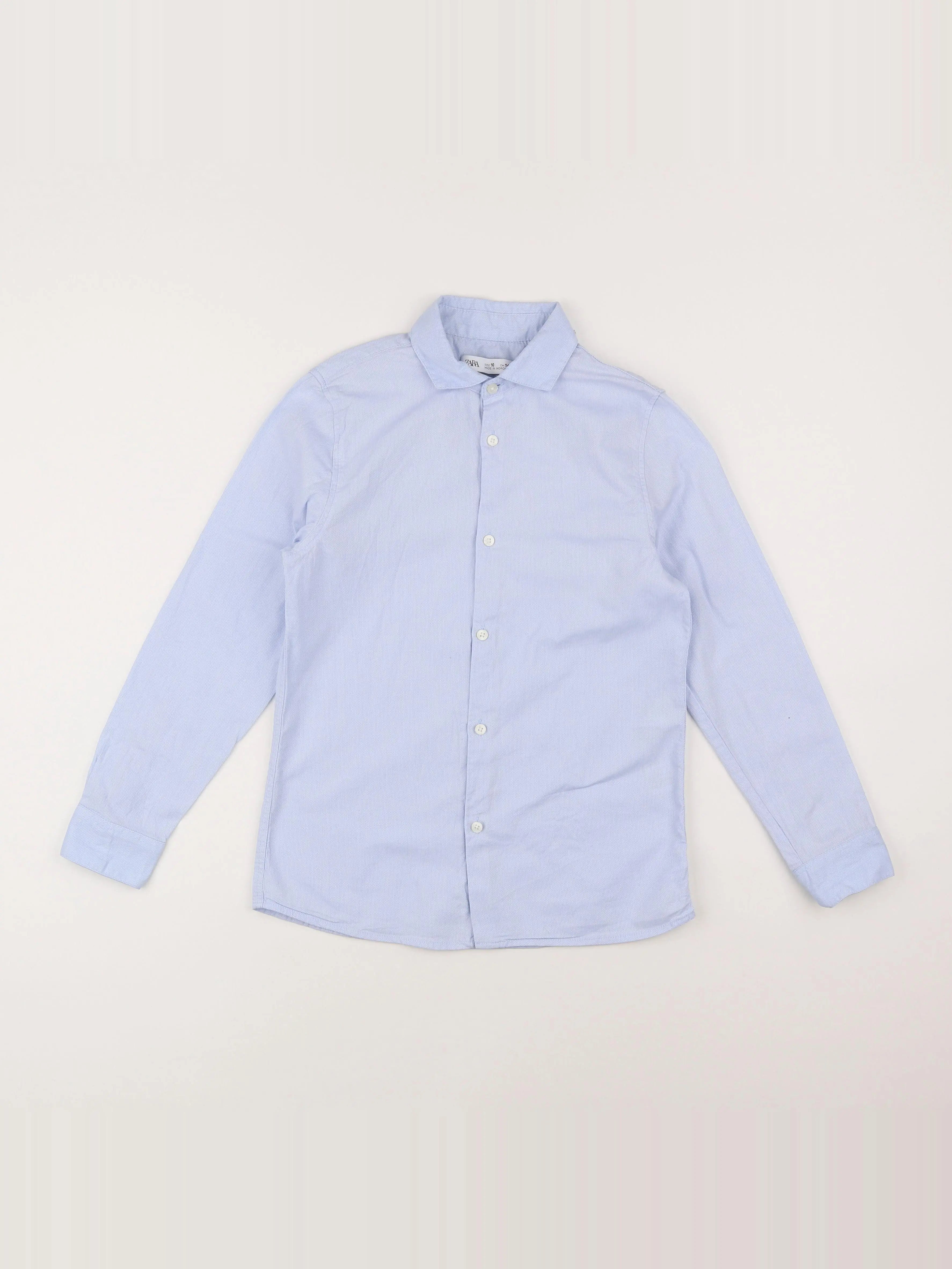 Zara - chemise bleu - 10 ans