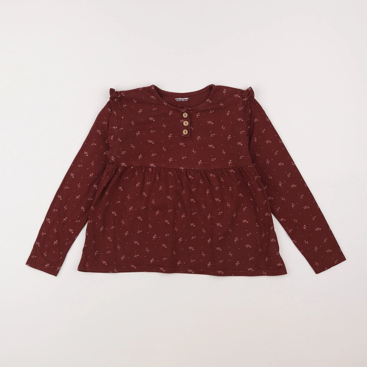 Vertbaudet - tee-shirt rose - 8 ans