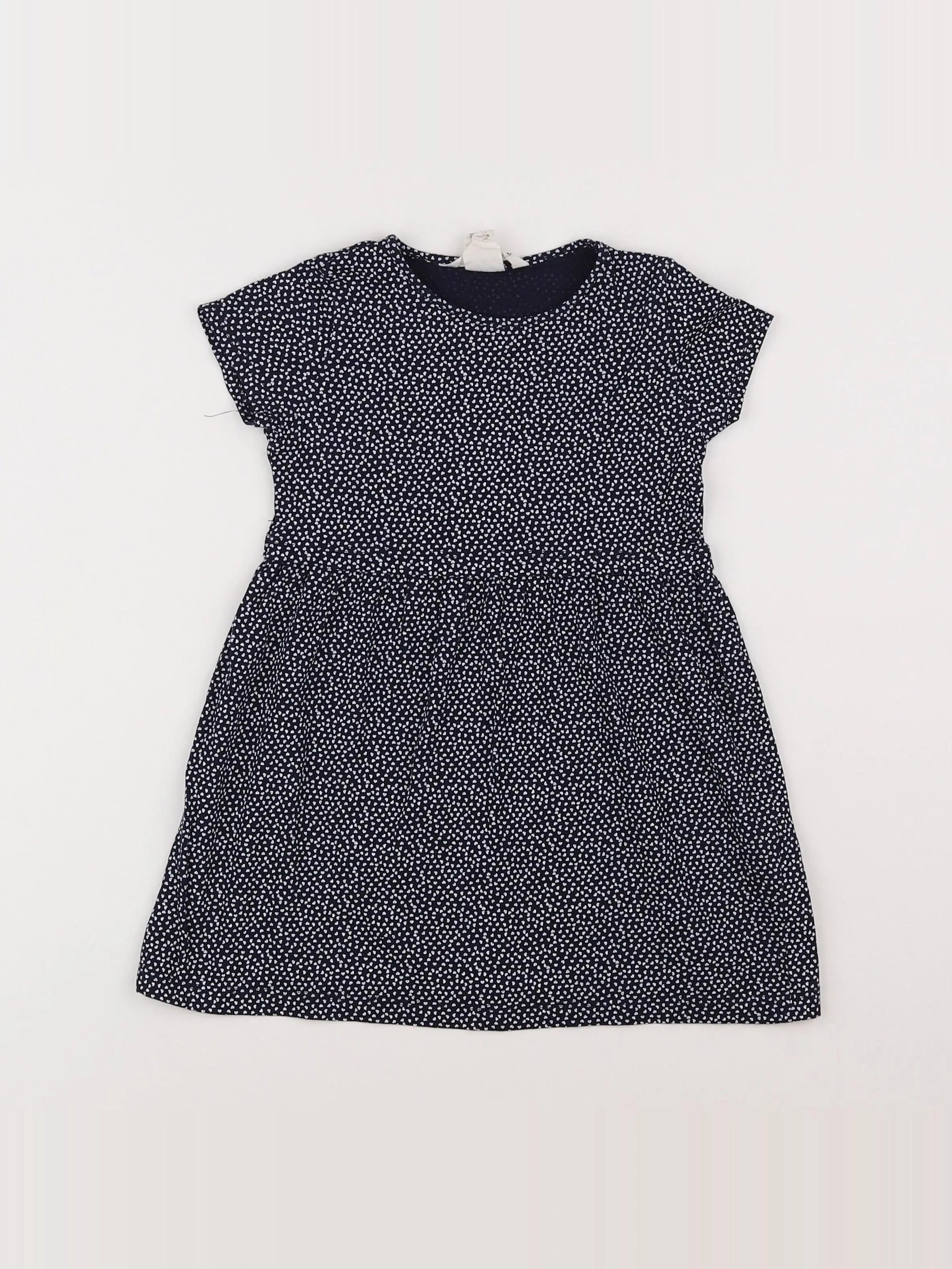 H&M - robe bleu - 2 ans