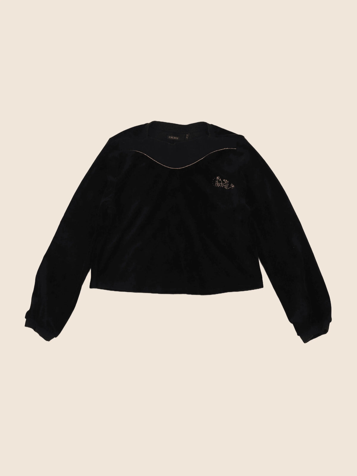 IKKS - sweat noir - 10 ans