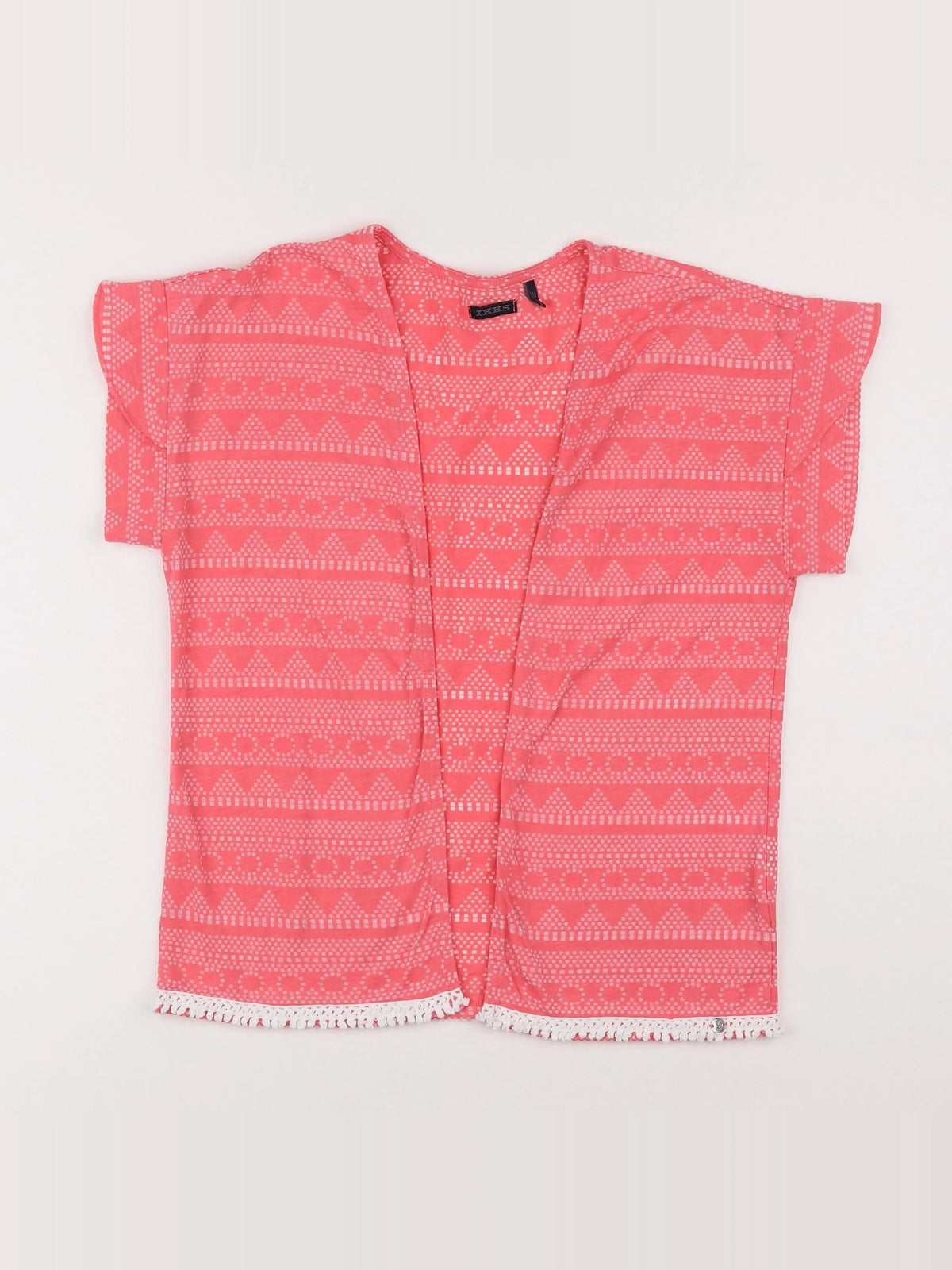 IKKS - gilet rose - 10 ans