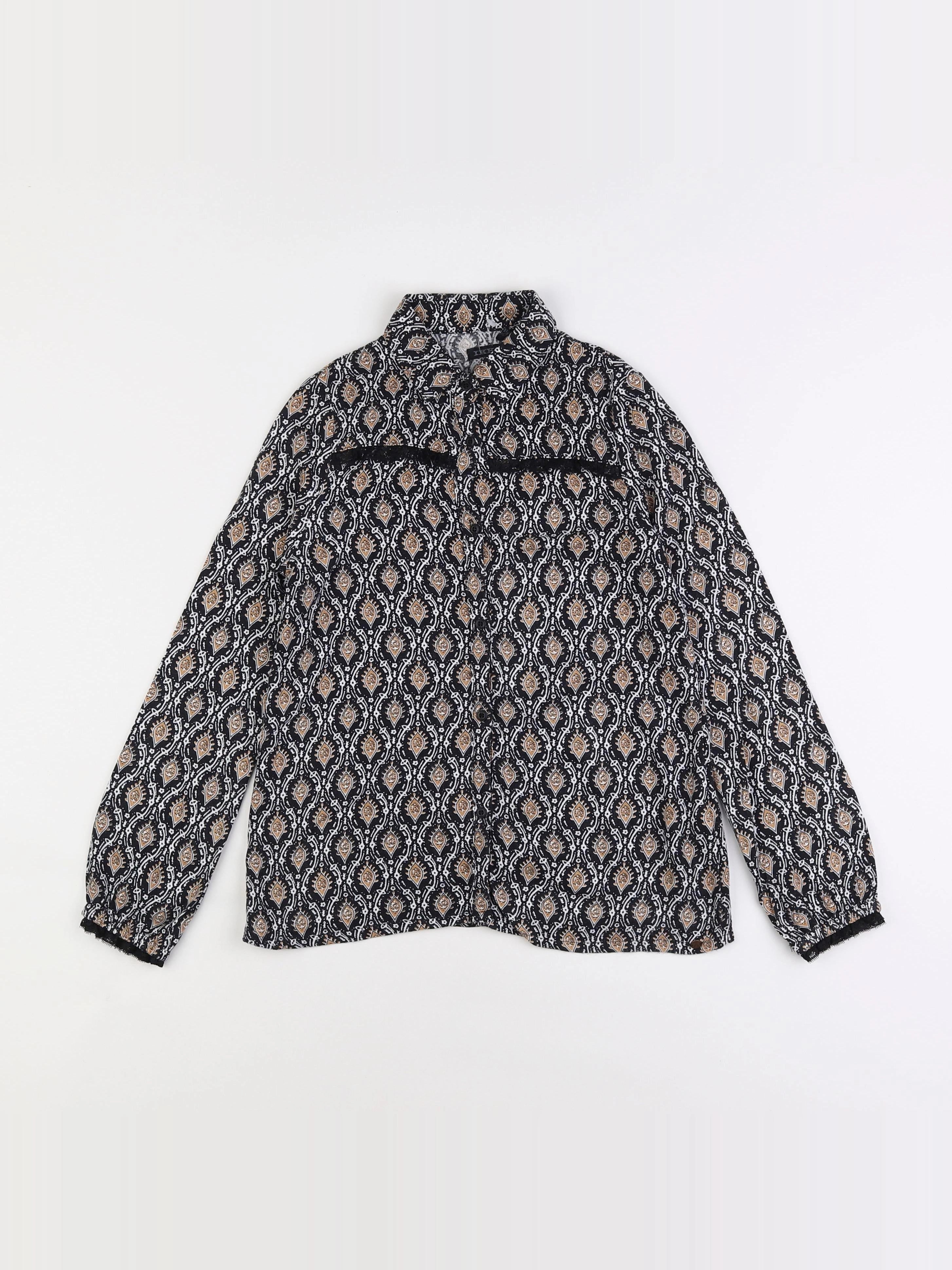 IKKS - blouse noir - 8 ans