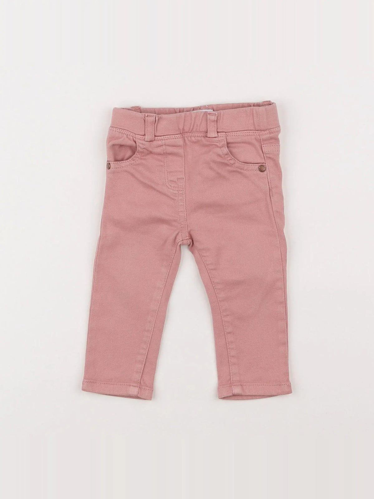Vertbaudet - jegging rose - 6 mois