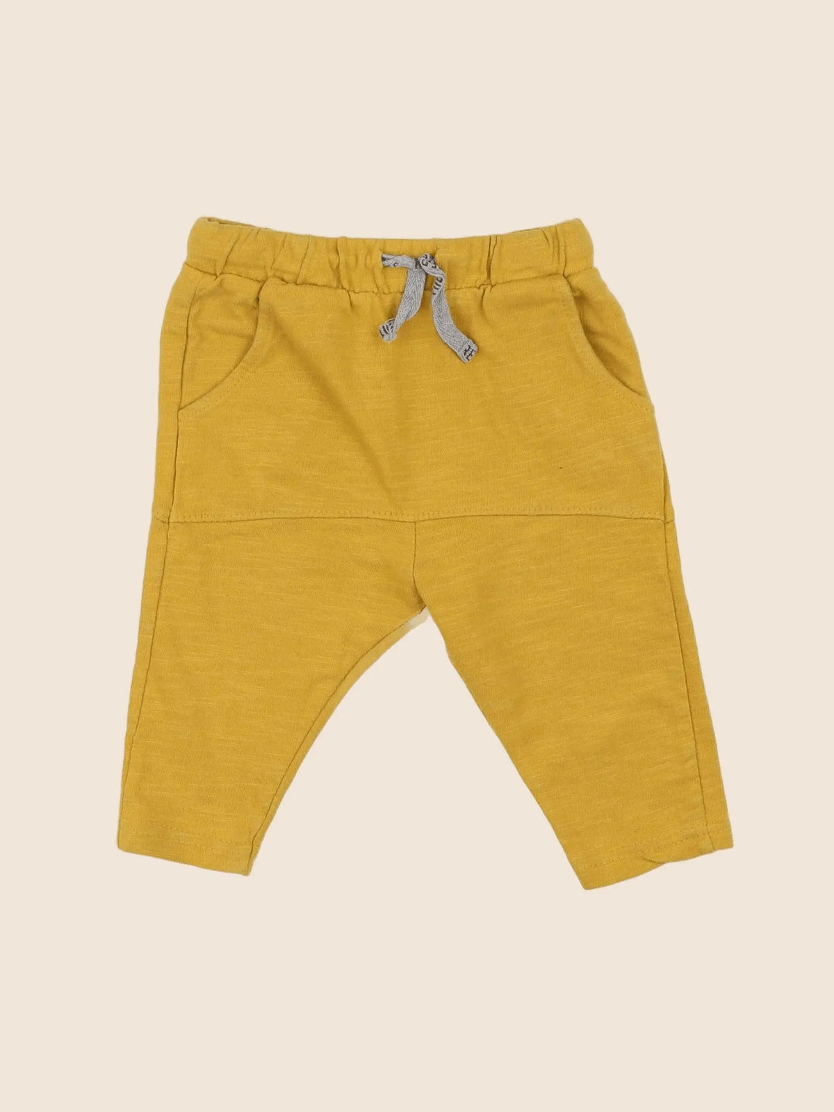 Zara - jogging jaune - 6/9 mois