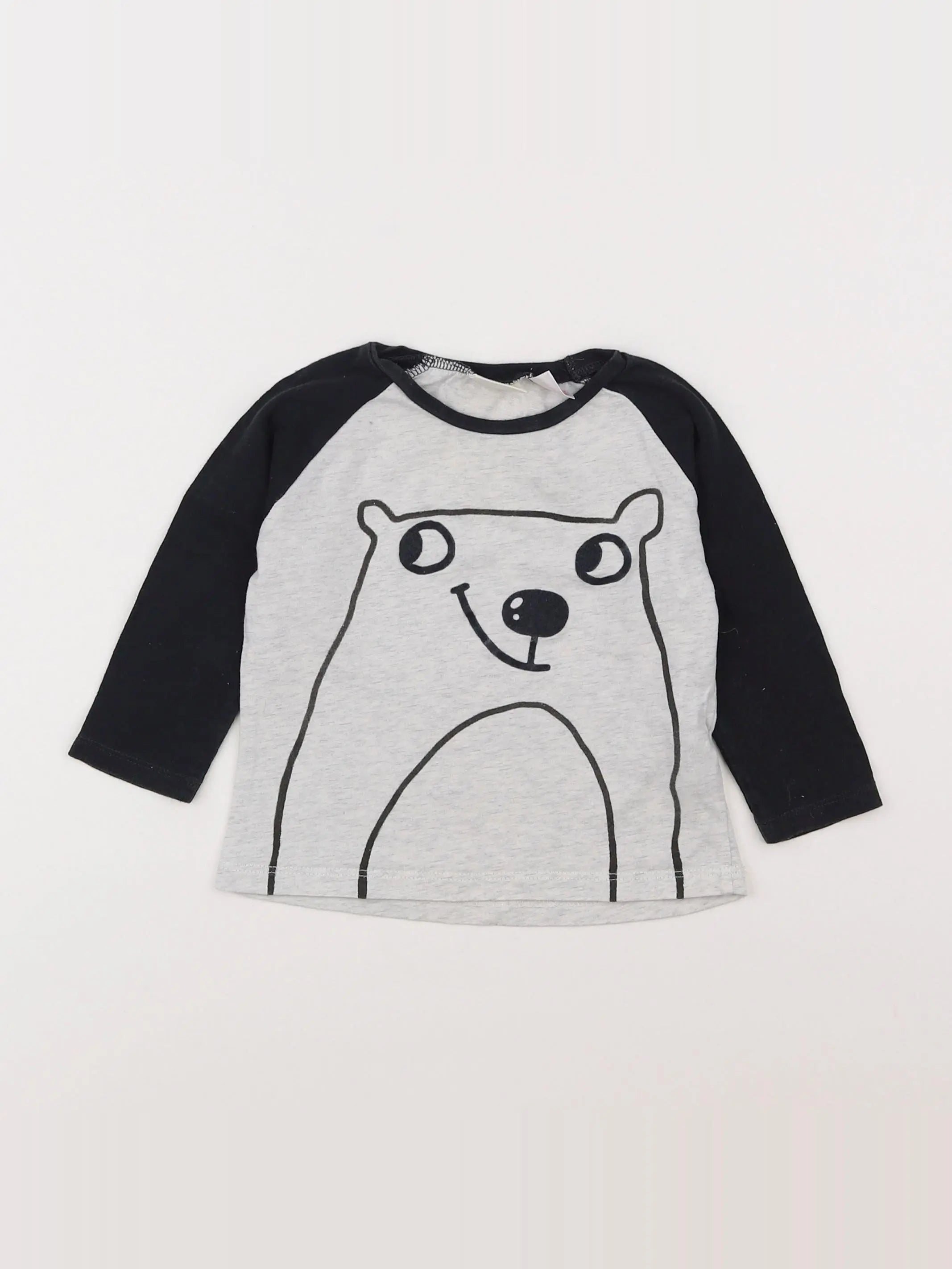 Zara - tee-shirt multicolore - 6/9 mois