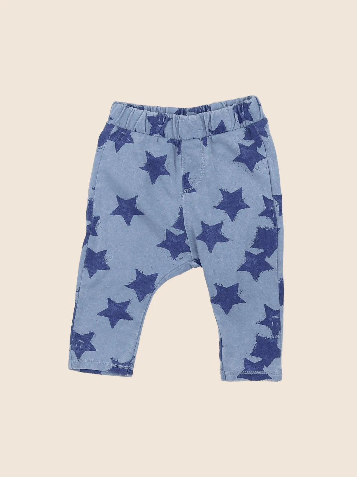 Zara - legging bleu - 6/9 mois