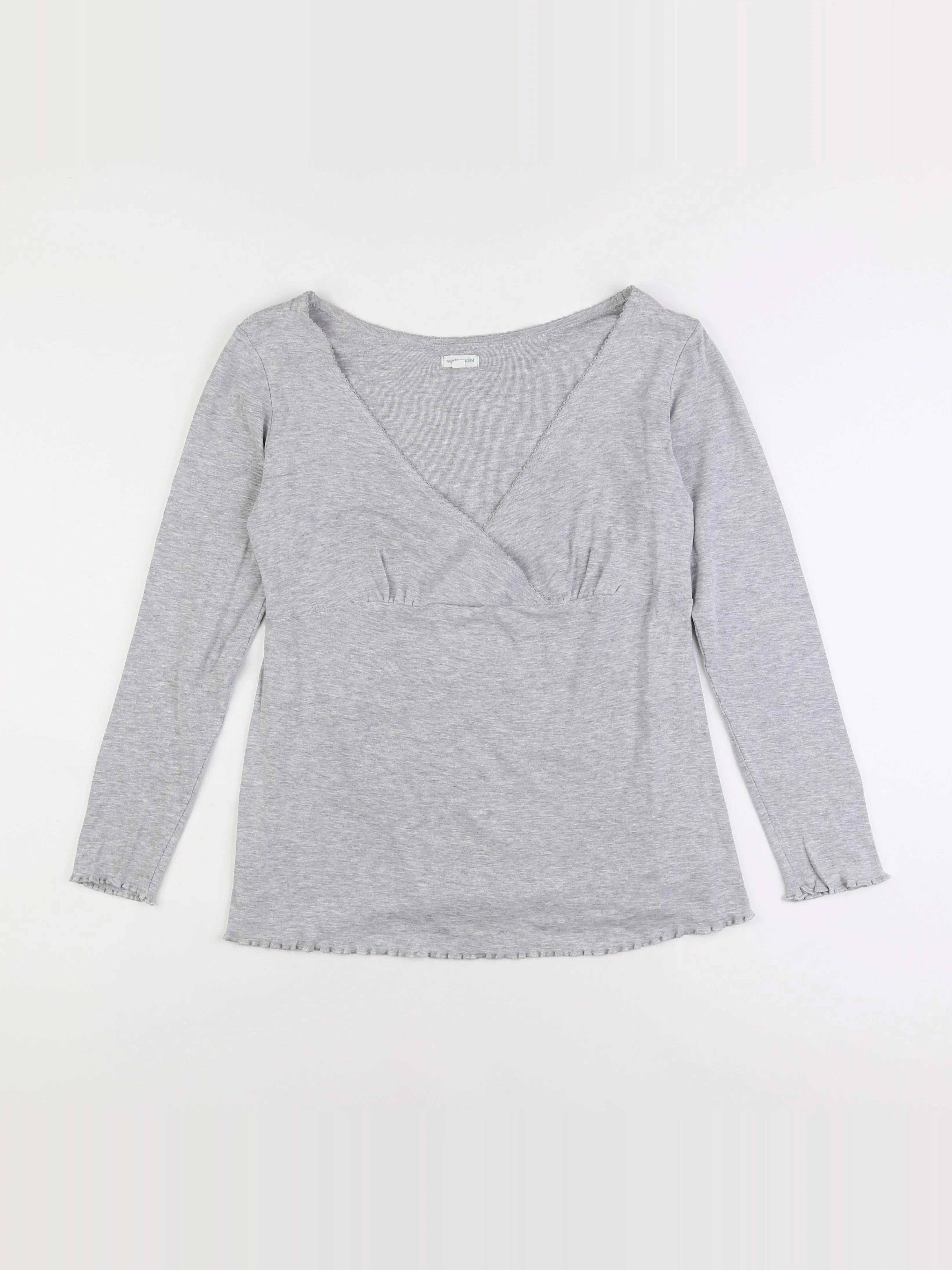 Vertbaudet - tee-shirt grossesse gris - 38 à 40