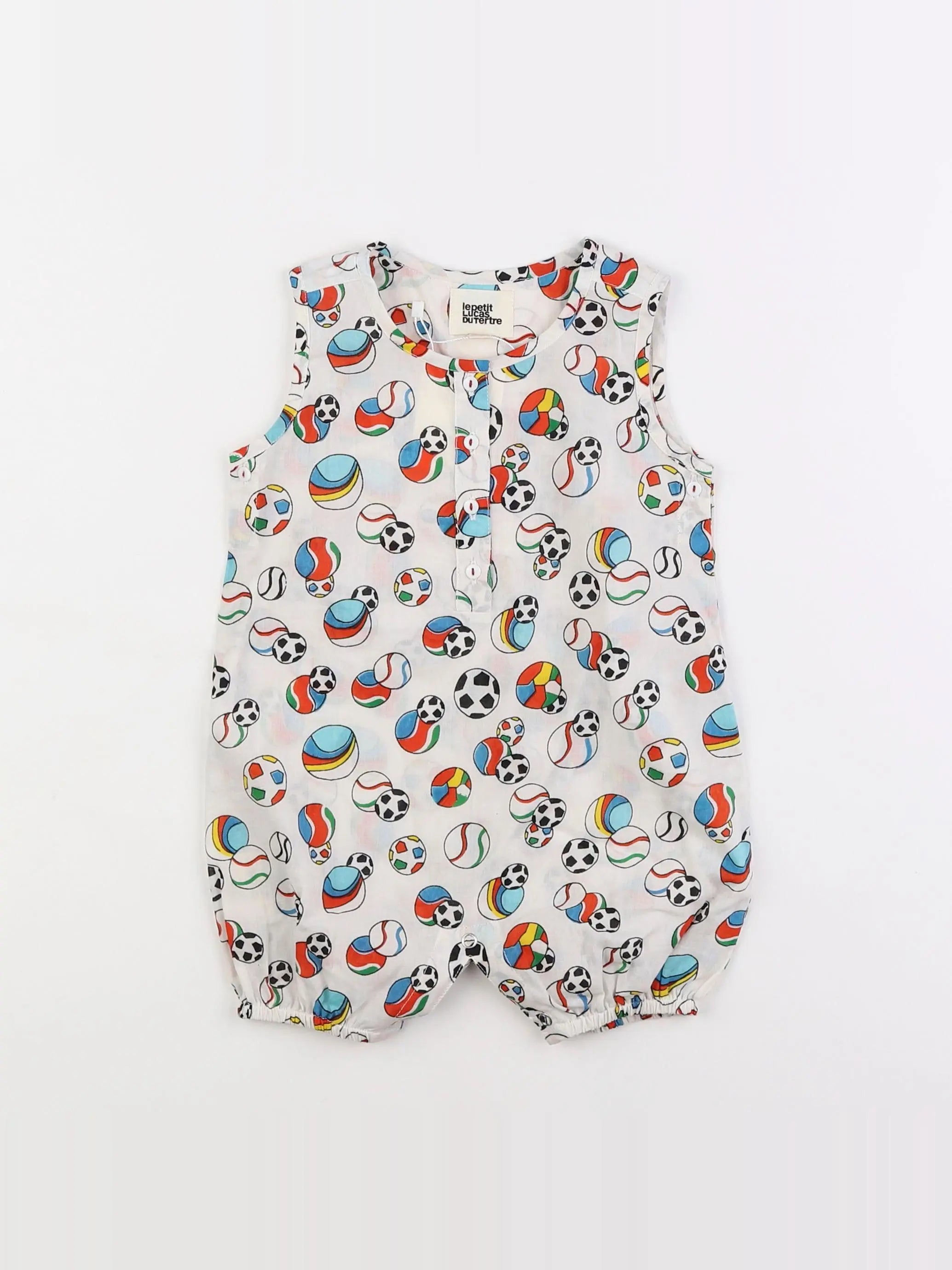 Lucas du Tertre - combinaison multicolore - 3/6 mois