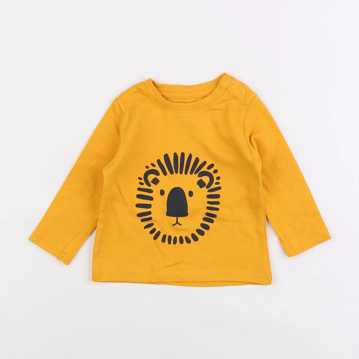 Vertbaudet - tee-shirt jaune - 3 mois