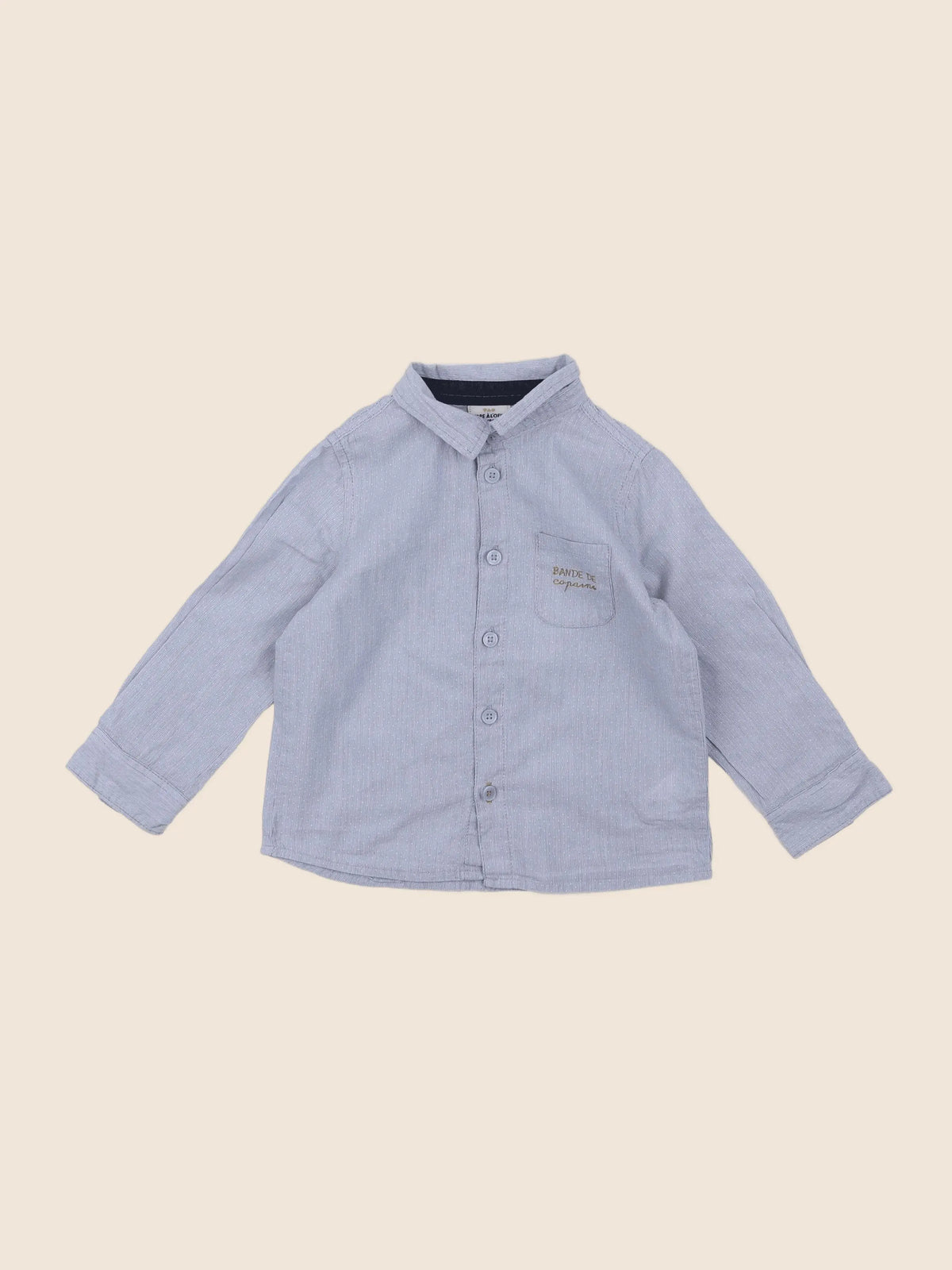 Tape à l'oeil - chemise bleu - 2 ans