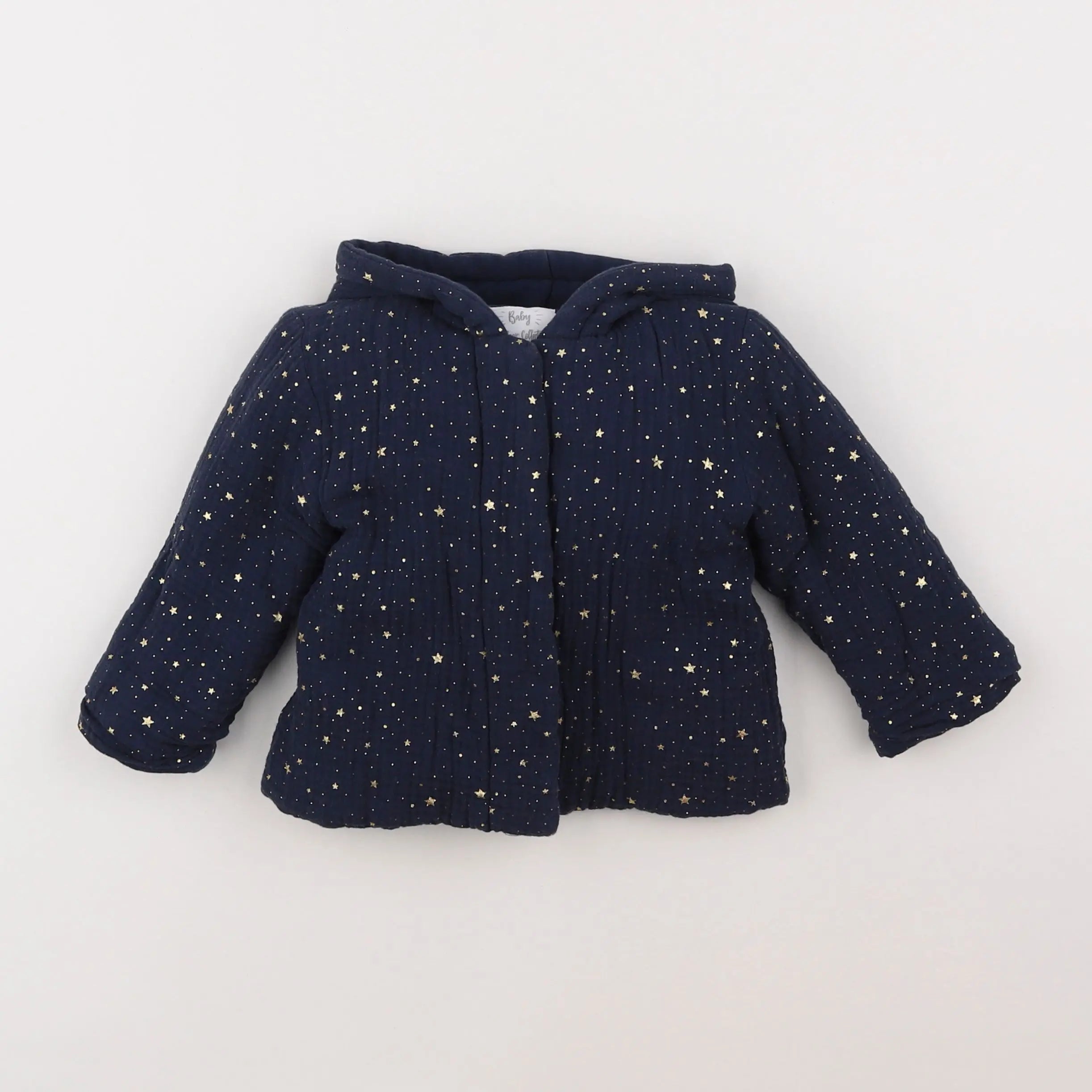 Vertbaudet - veste bleu - 9 mois