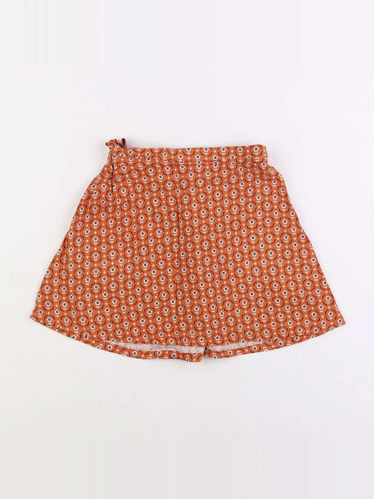 Vertbaudet - jupe orange - 8 ans