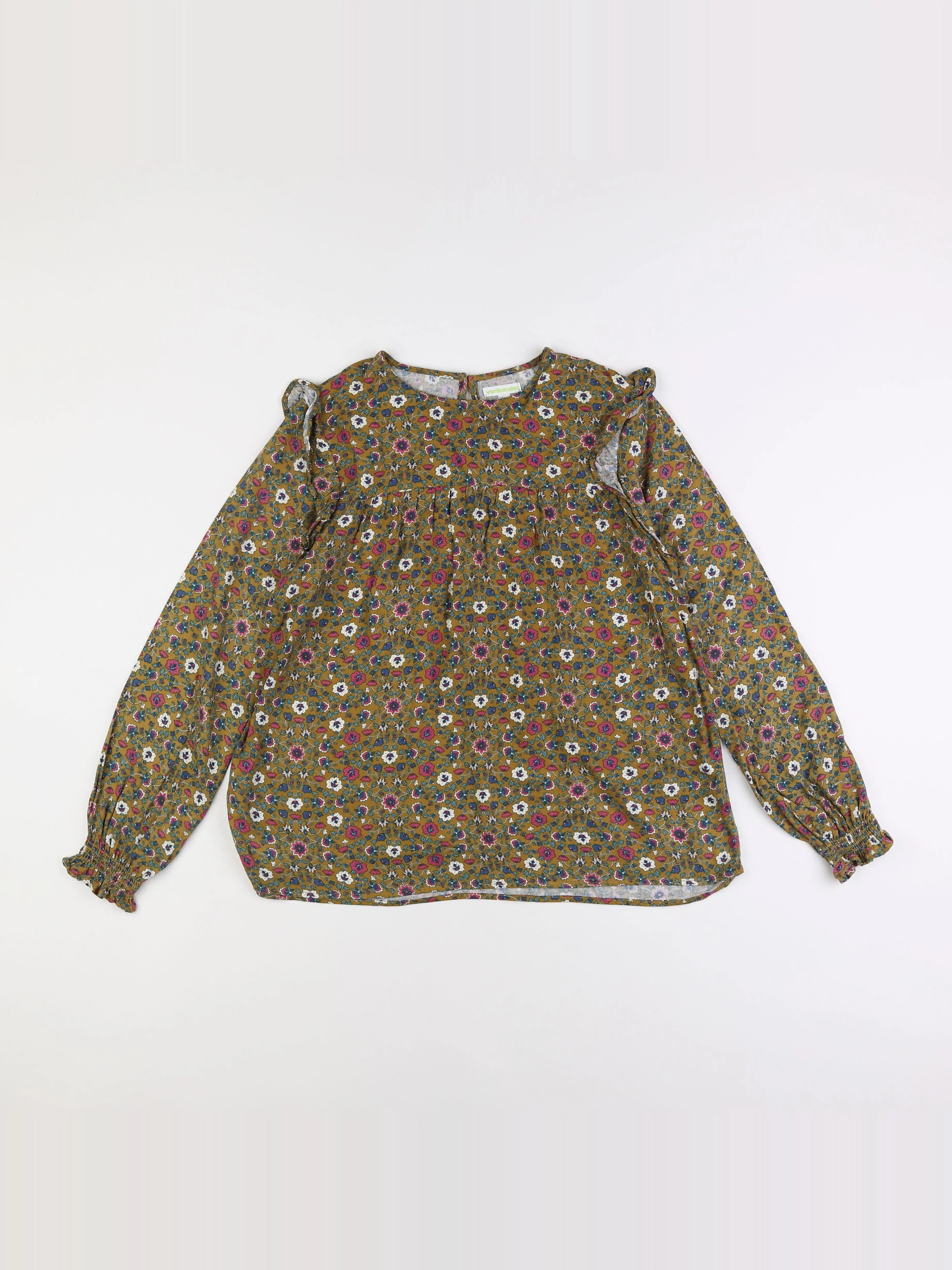 Vertbaudet - blouse vert - 14 ans