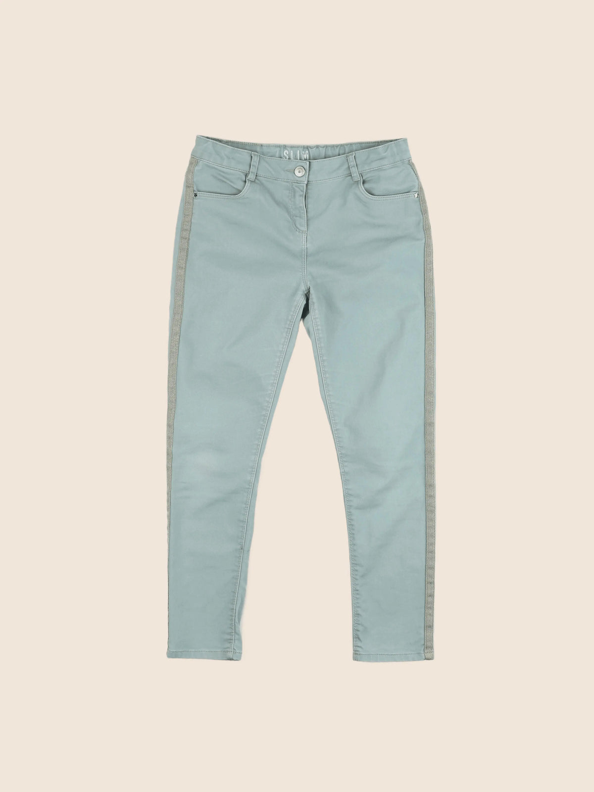 Vertbaudet - pantalon vert - 12 ans