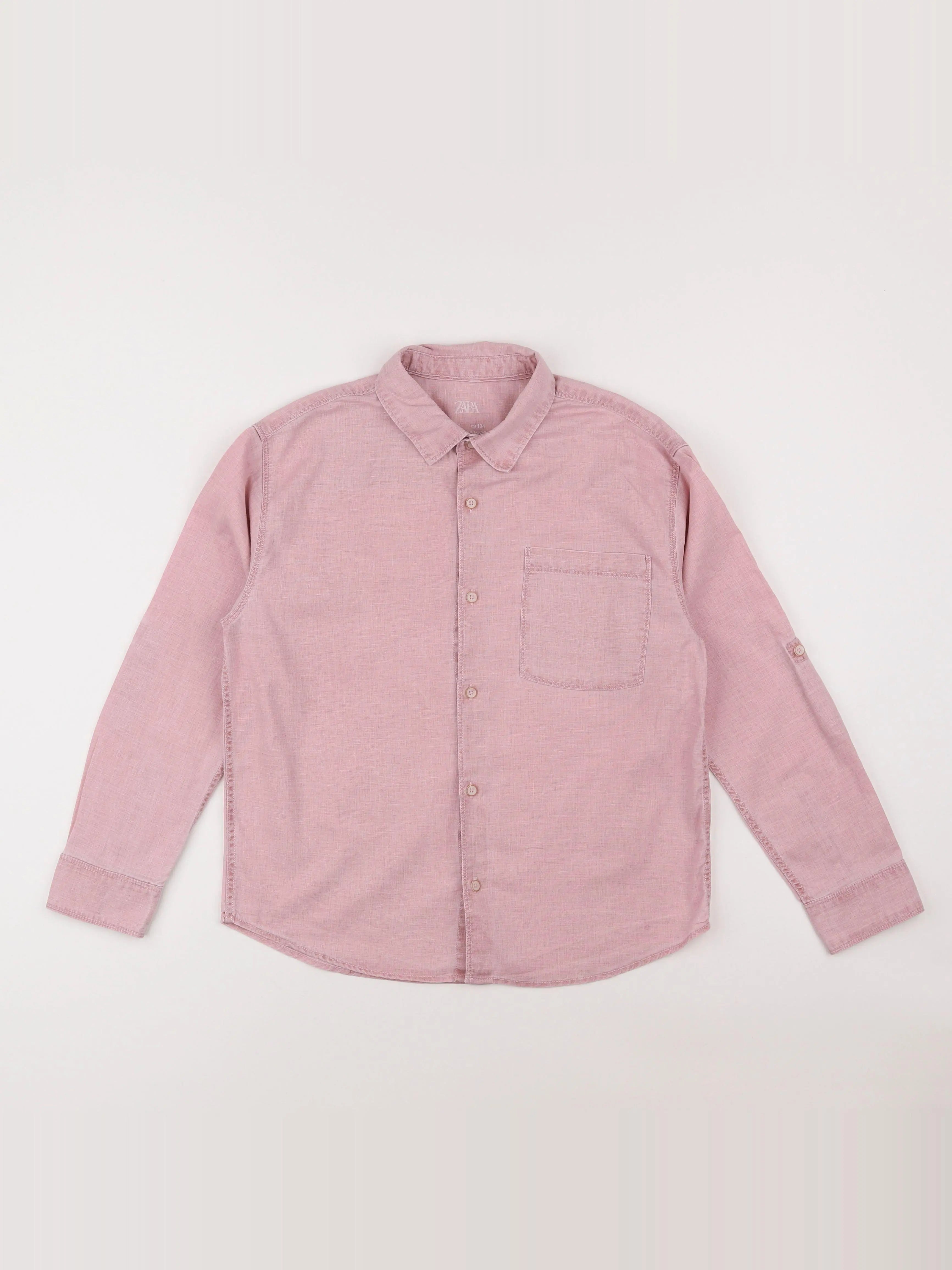 Zara - chemise rose - 9 ans