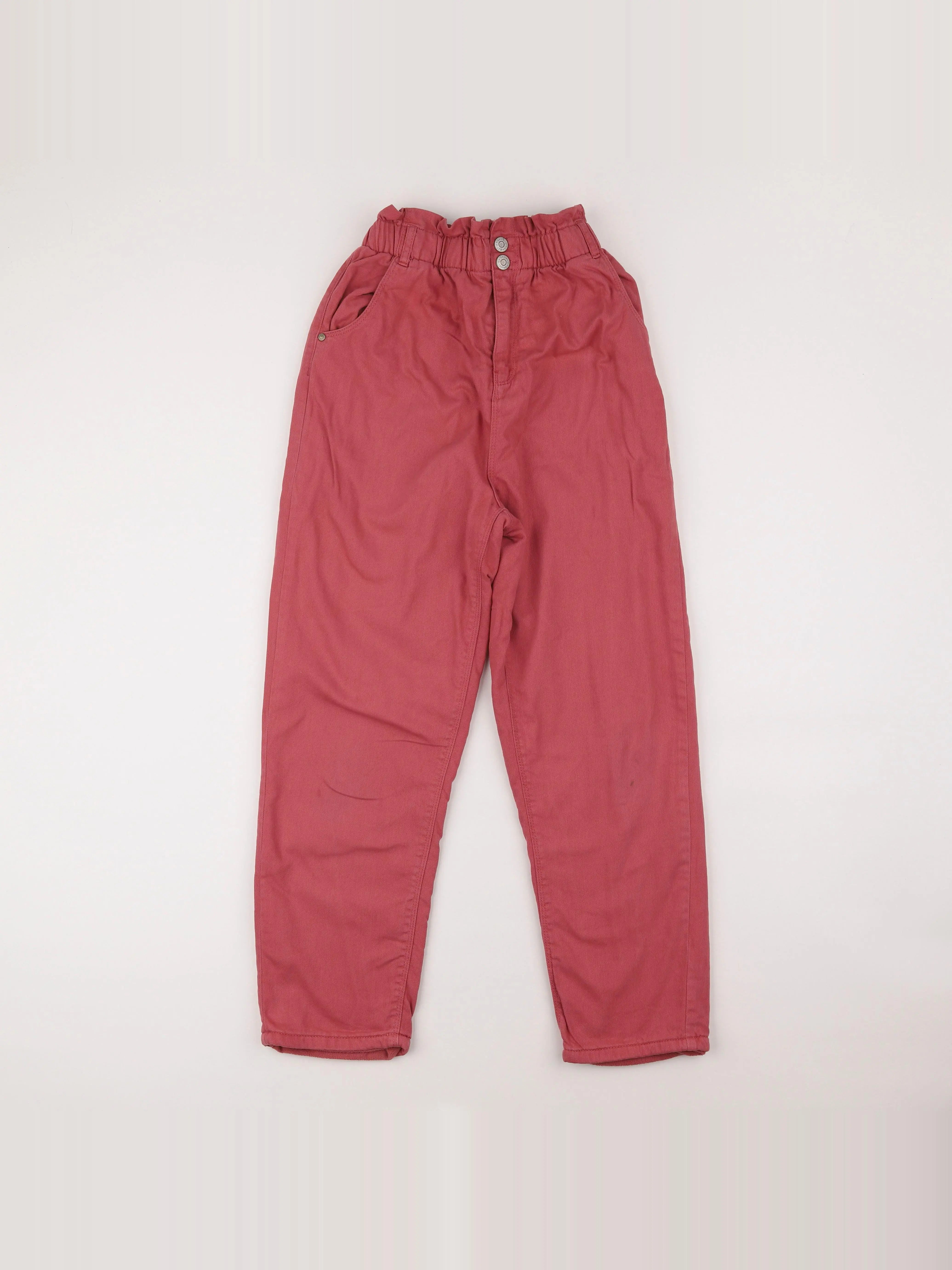 Vertbaudet - pantalon doublé rose - 14 ans