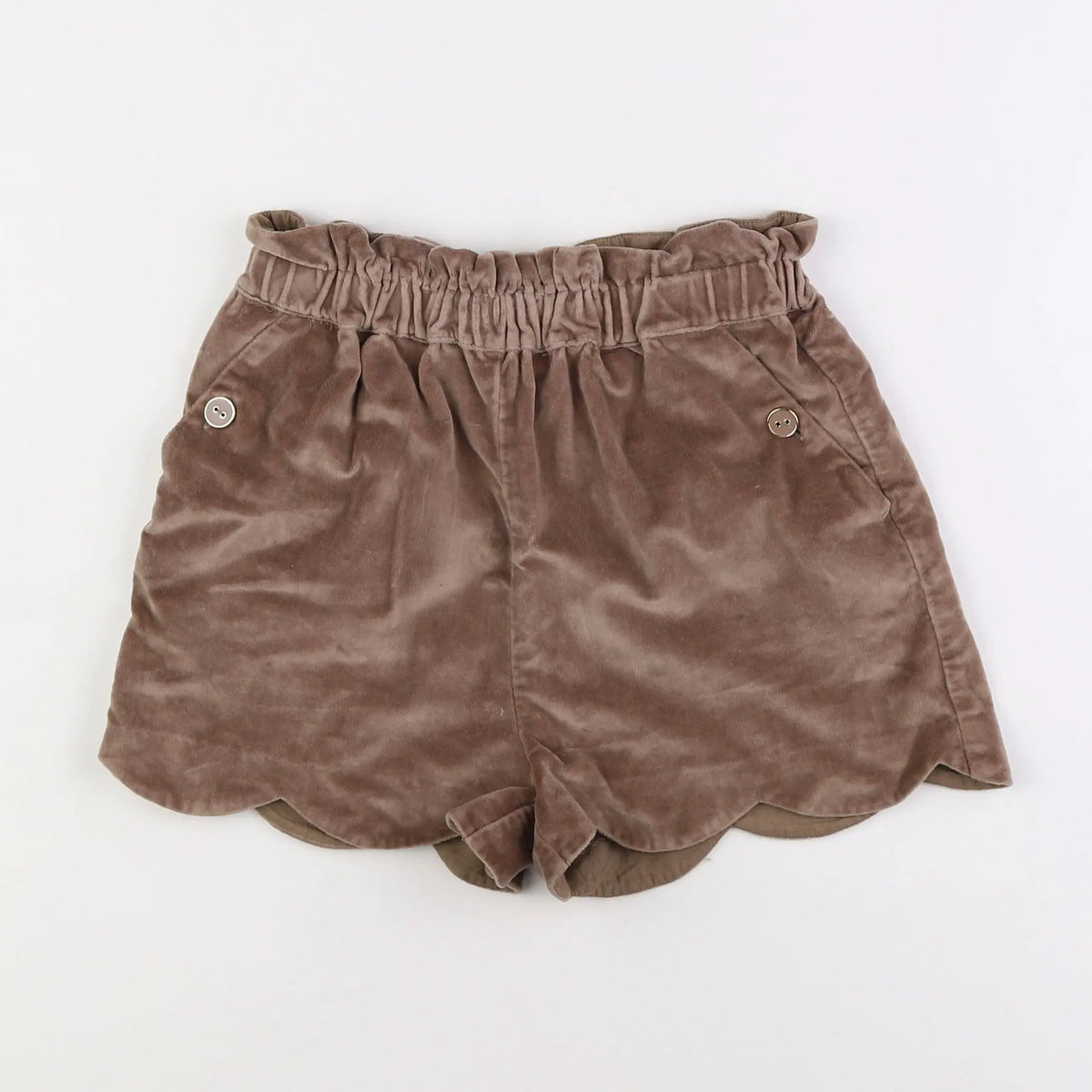 Vertbaudet - short marron - 12 ans