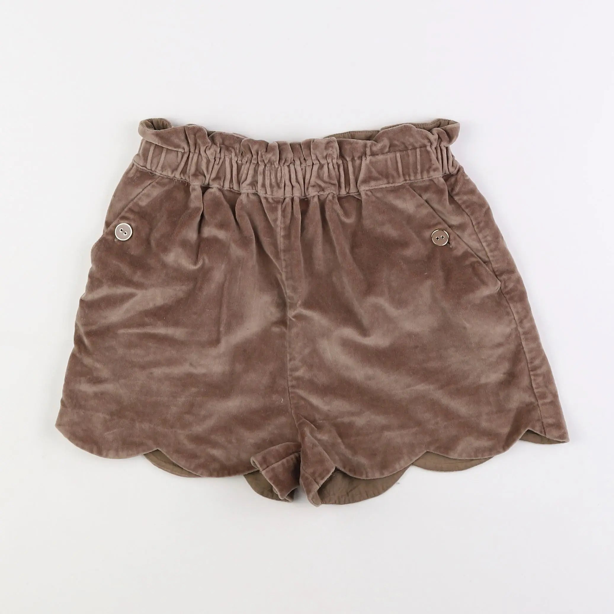 Vertbaudet - short marron - 12 ans