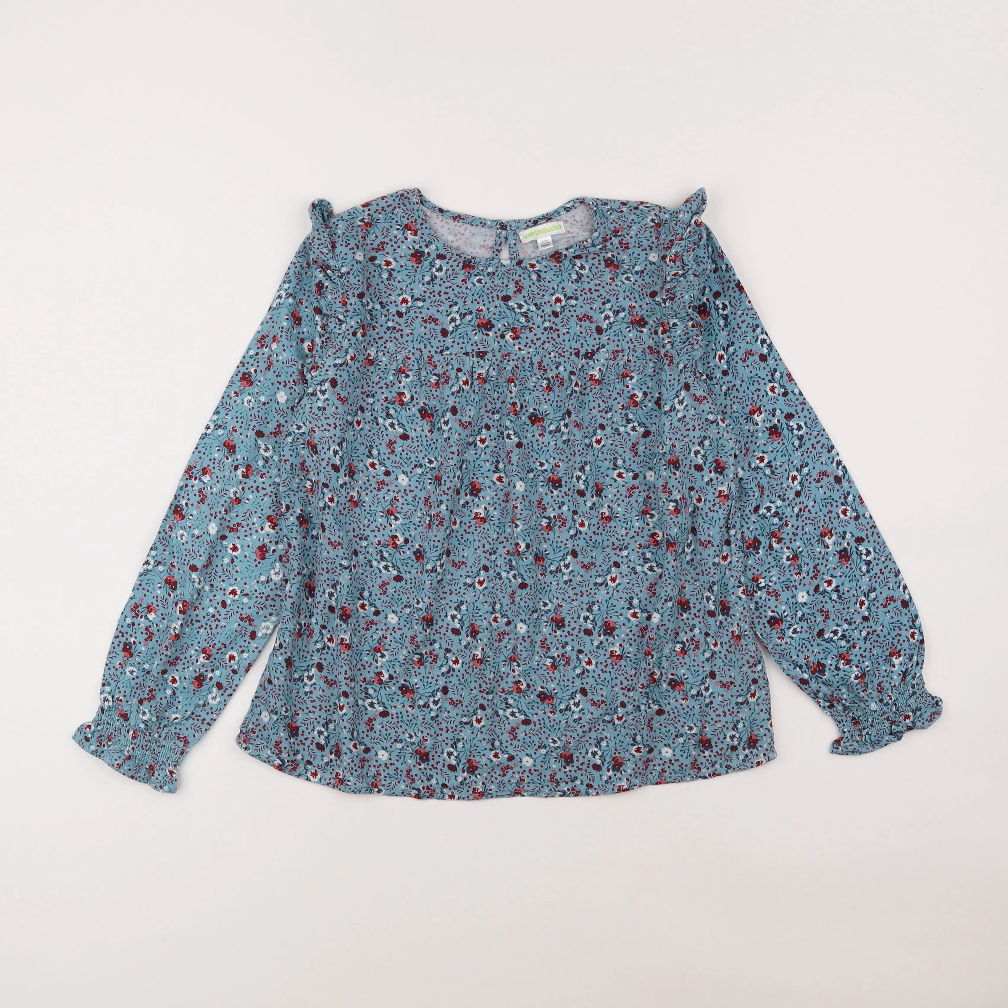 Vertbaudet - blouse bleu - 10 ans