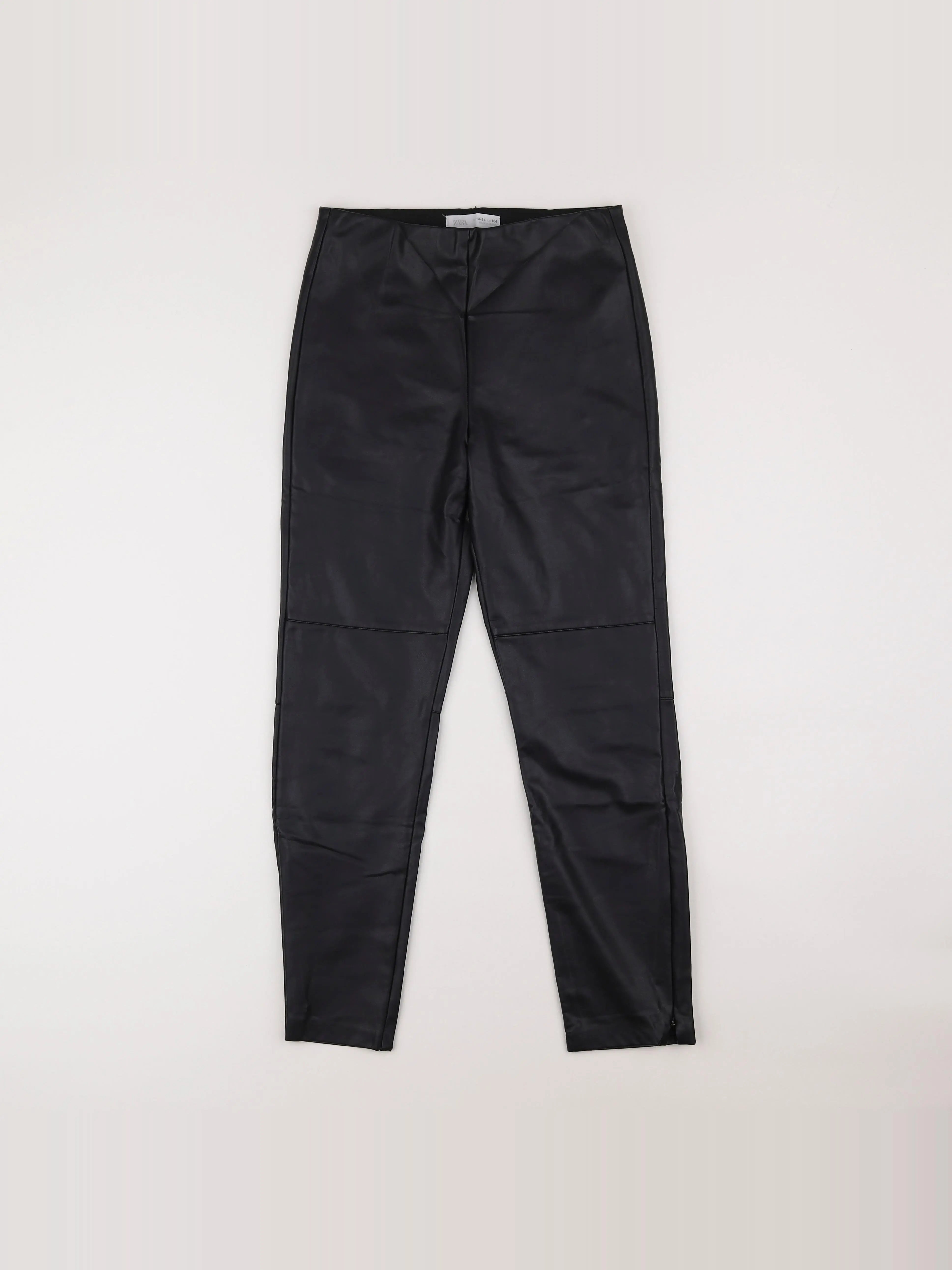Zara - legging simili cuir - 13/14 ans