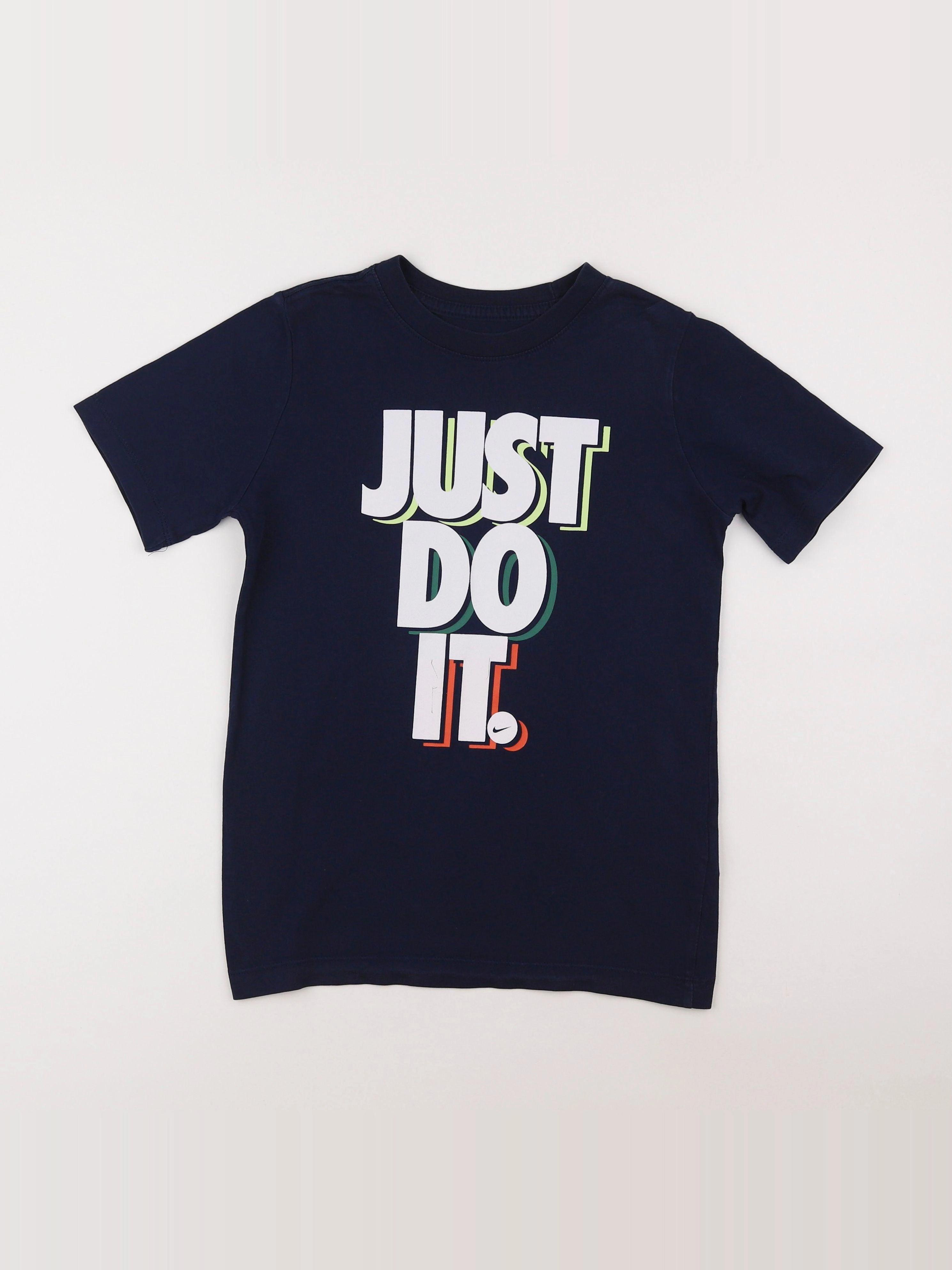 Nike - tee-shirt bleu - 9/10 ans