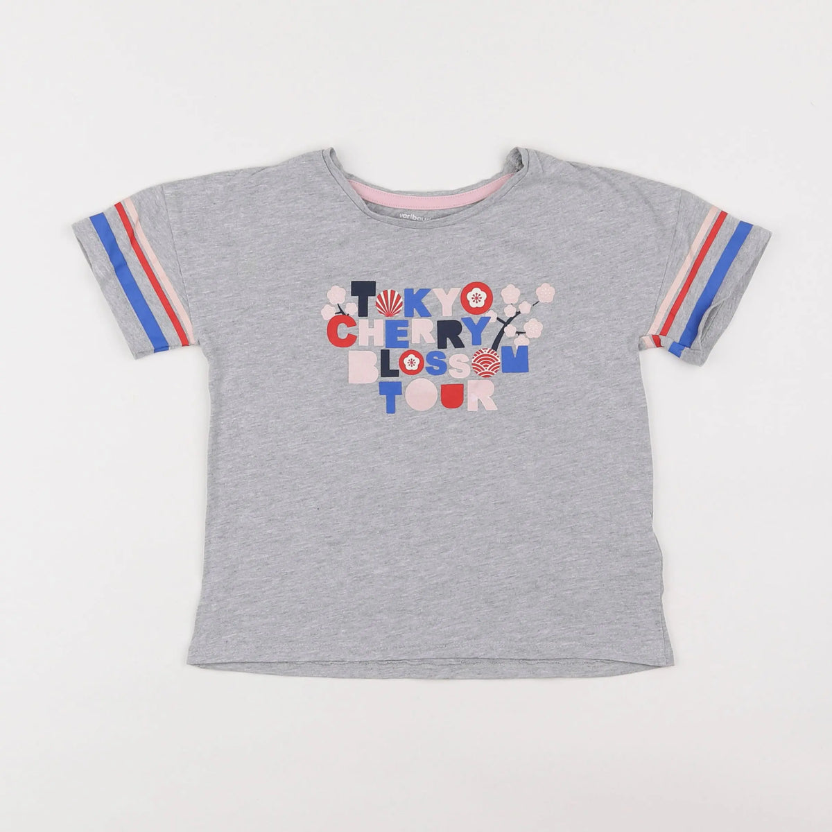 Vertbaudet - tee-shirt gris - 5 ans