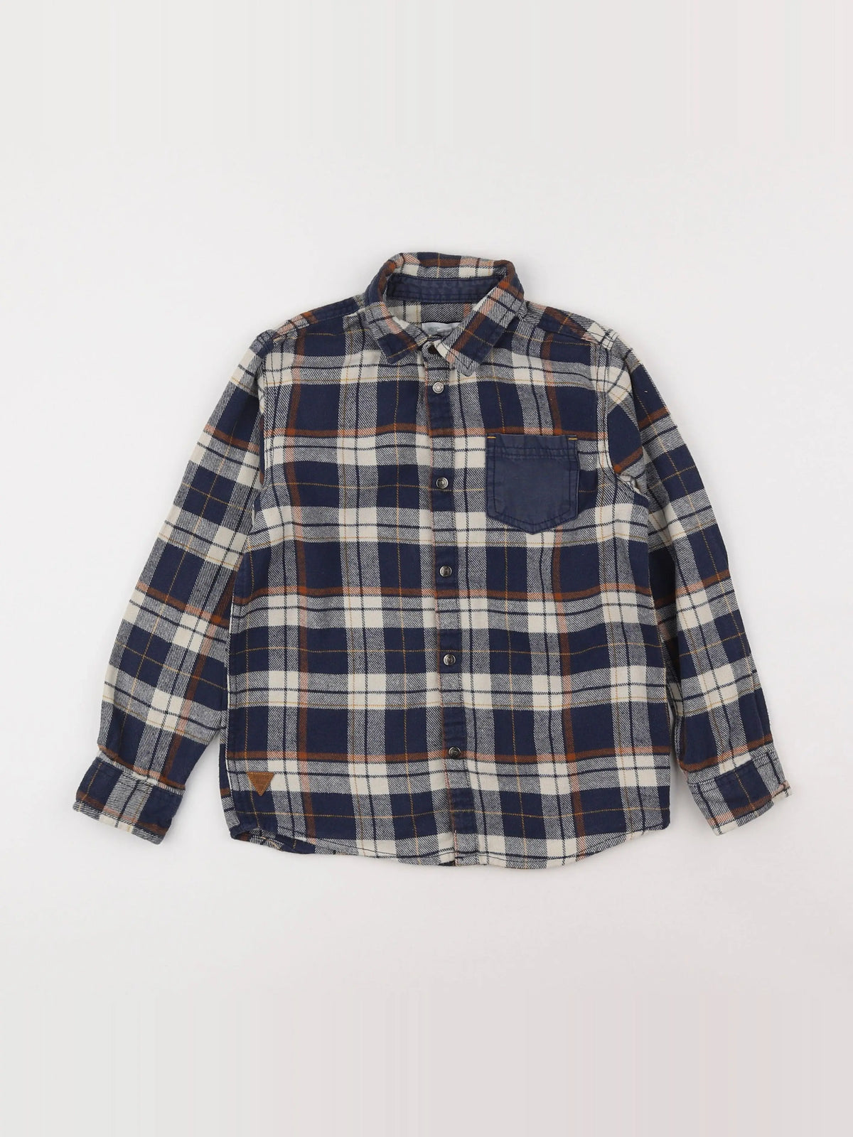 Vertbaudet - chemise bleu - 8 ans