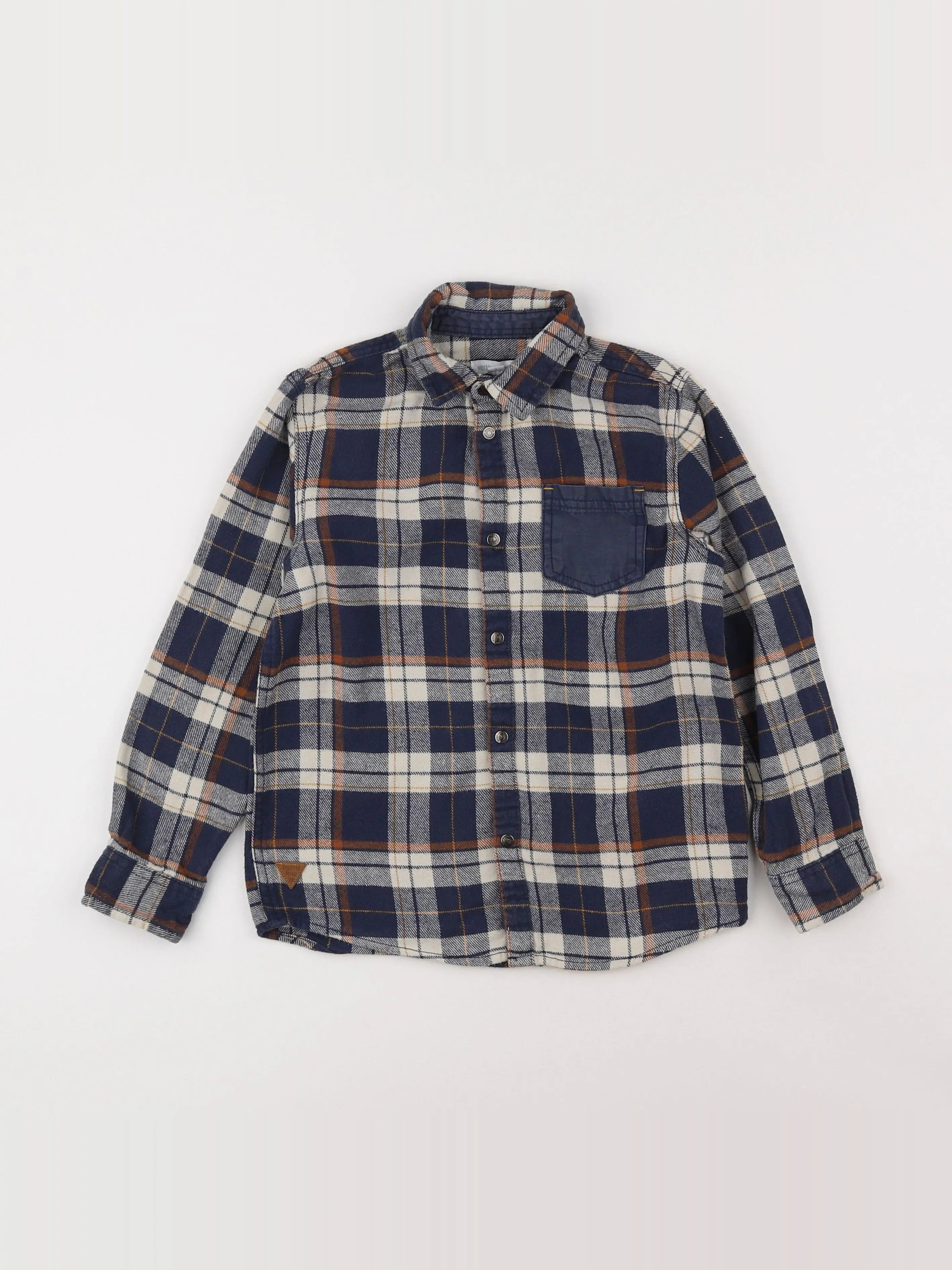Vertbaudet - chemise bleu - 8 ans