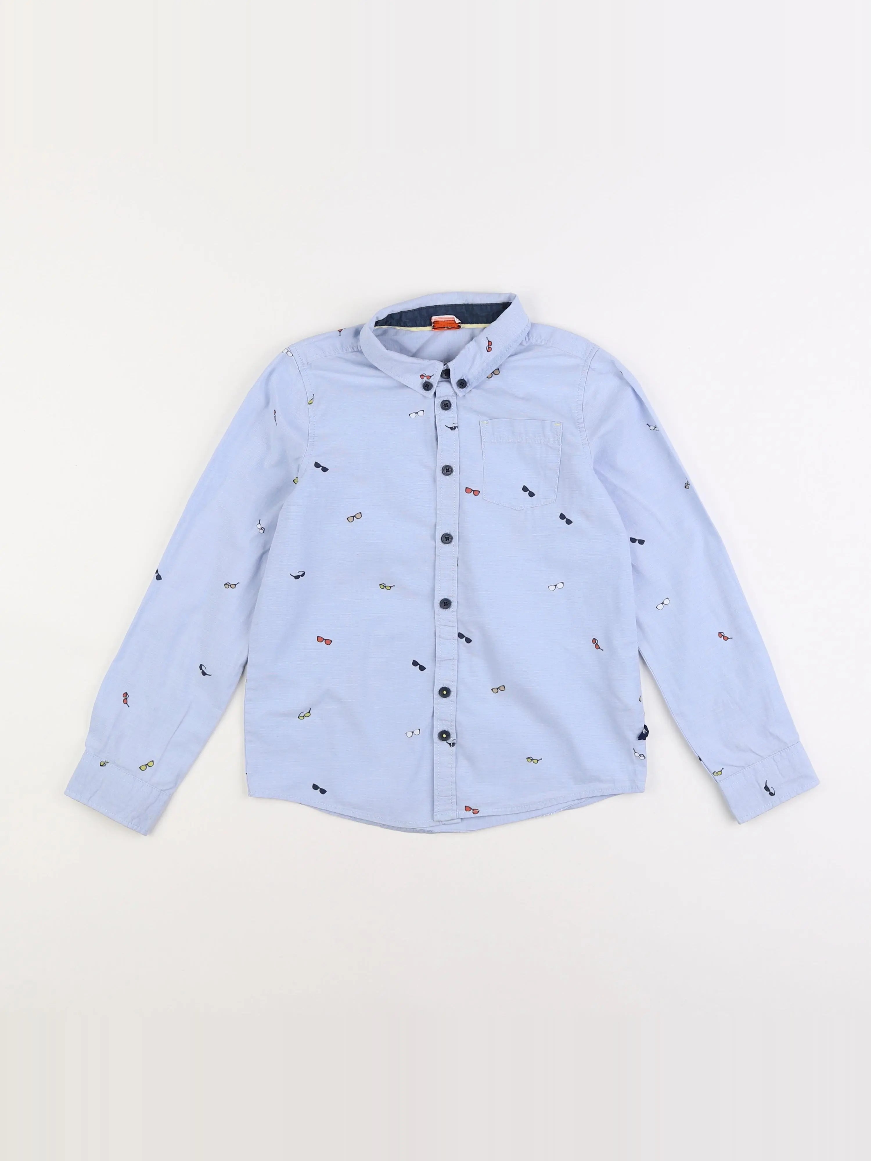 Tape à l'oeil - chemise bleu - 8 ans