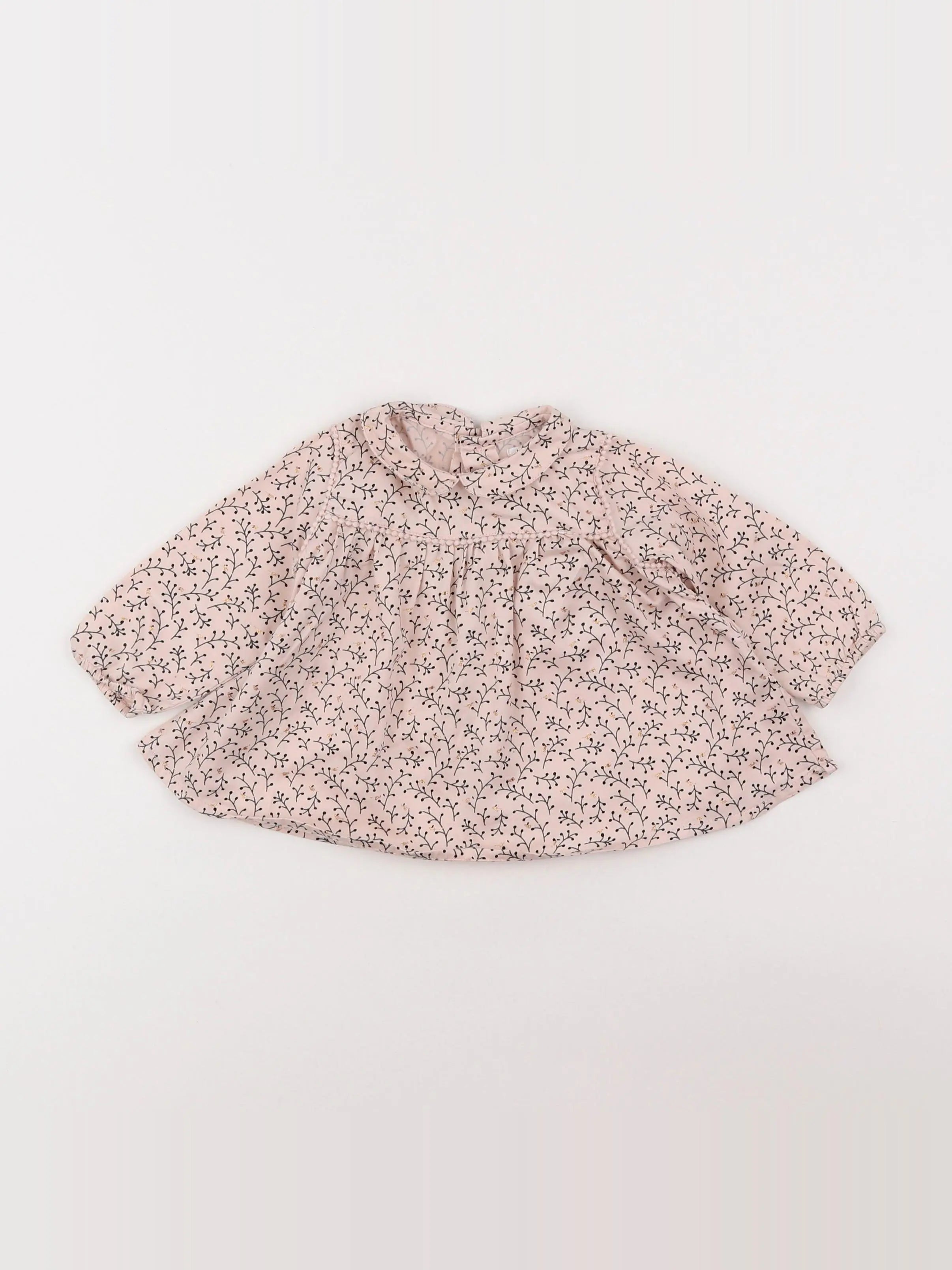 Boutchou - blouse rose - 6 mois