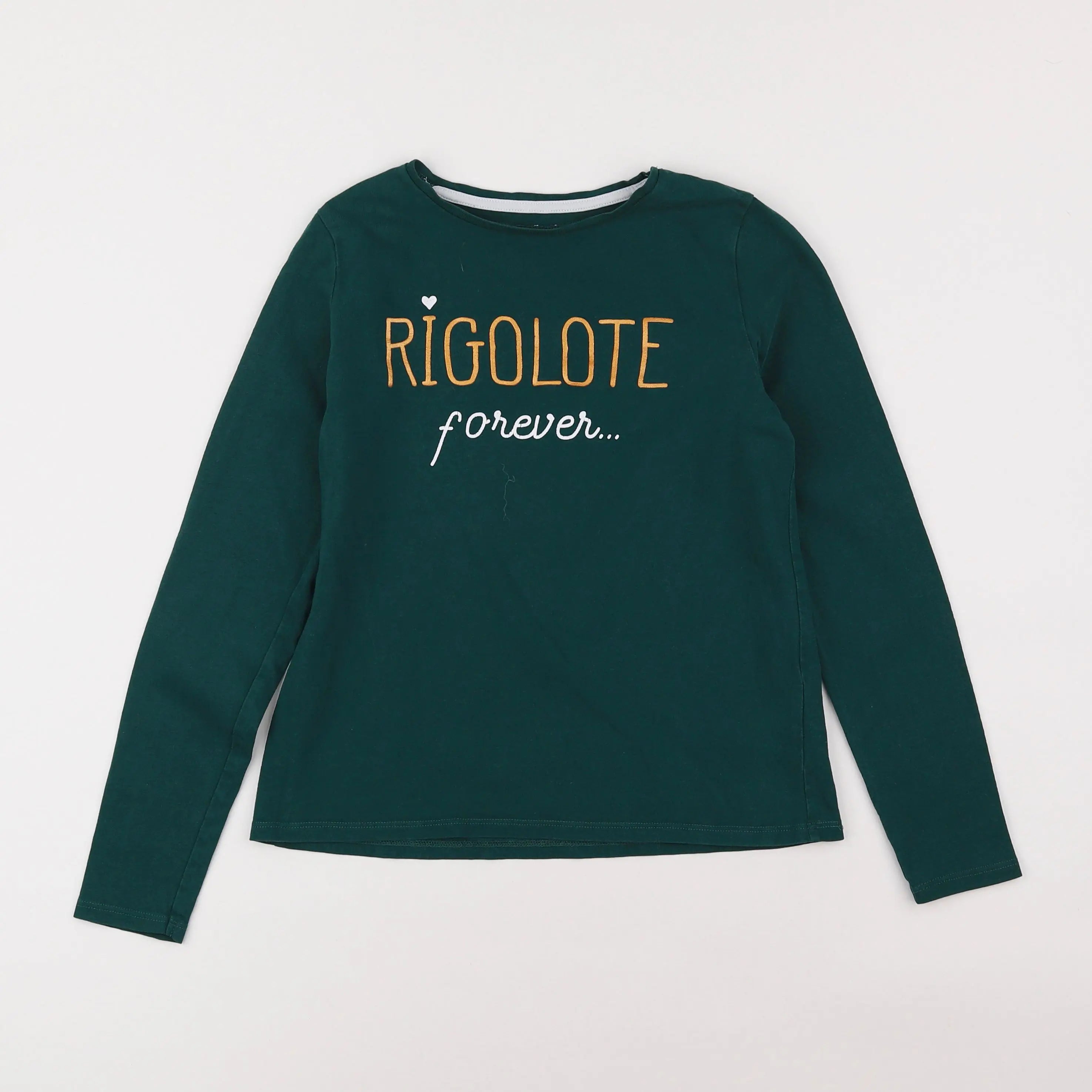 Vertbaudet - tee-shirt vert - 10 ans