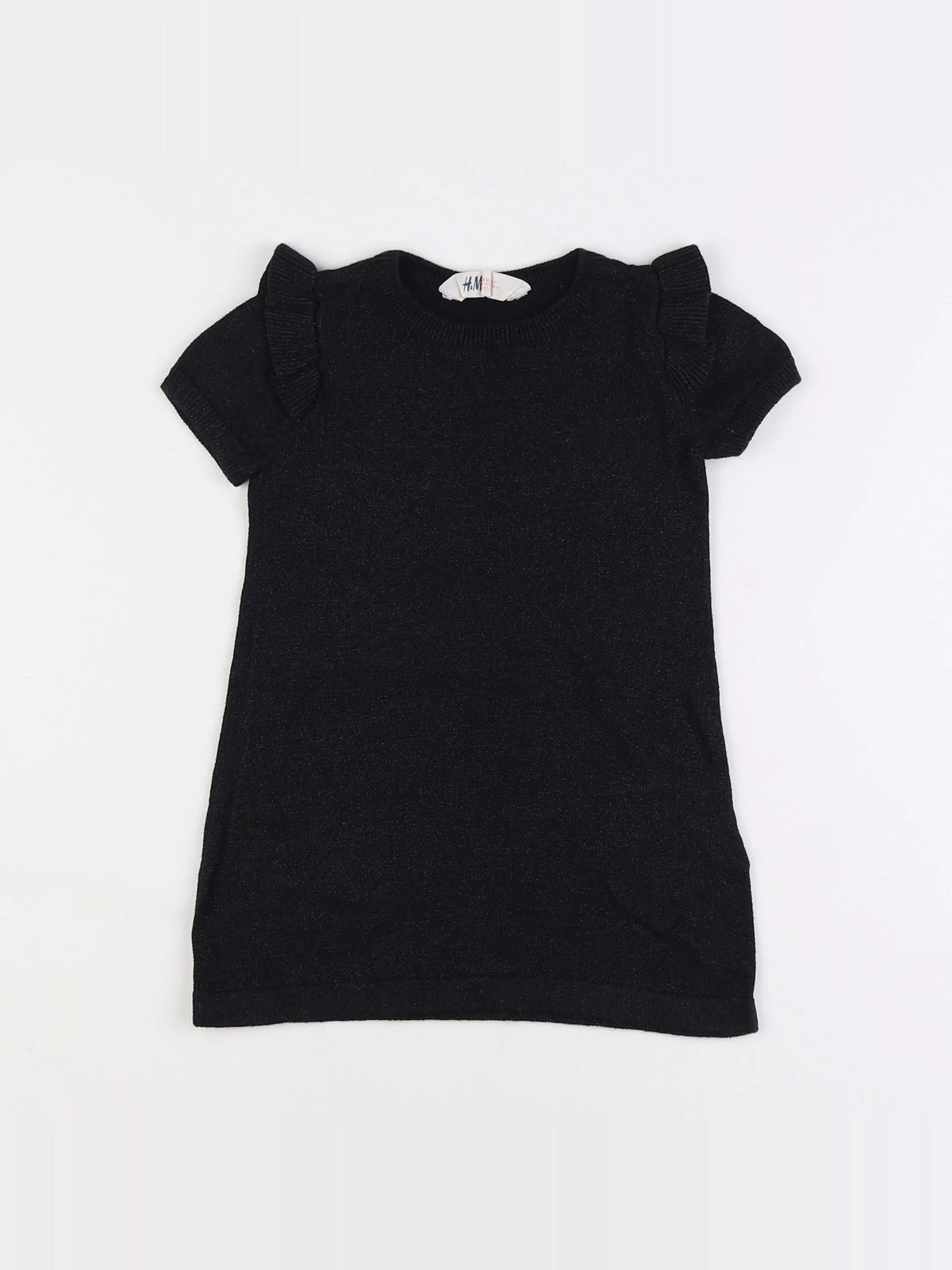 H&M - robe noir, argent - 18 mois à 2 ans