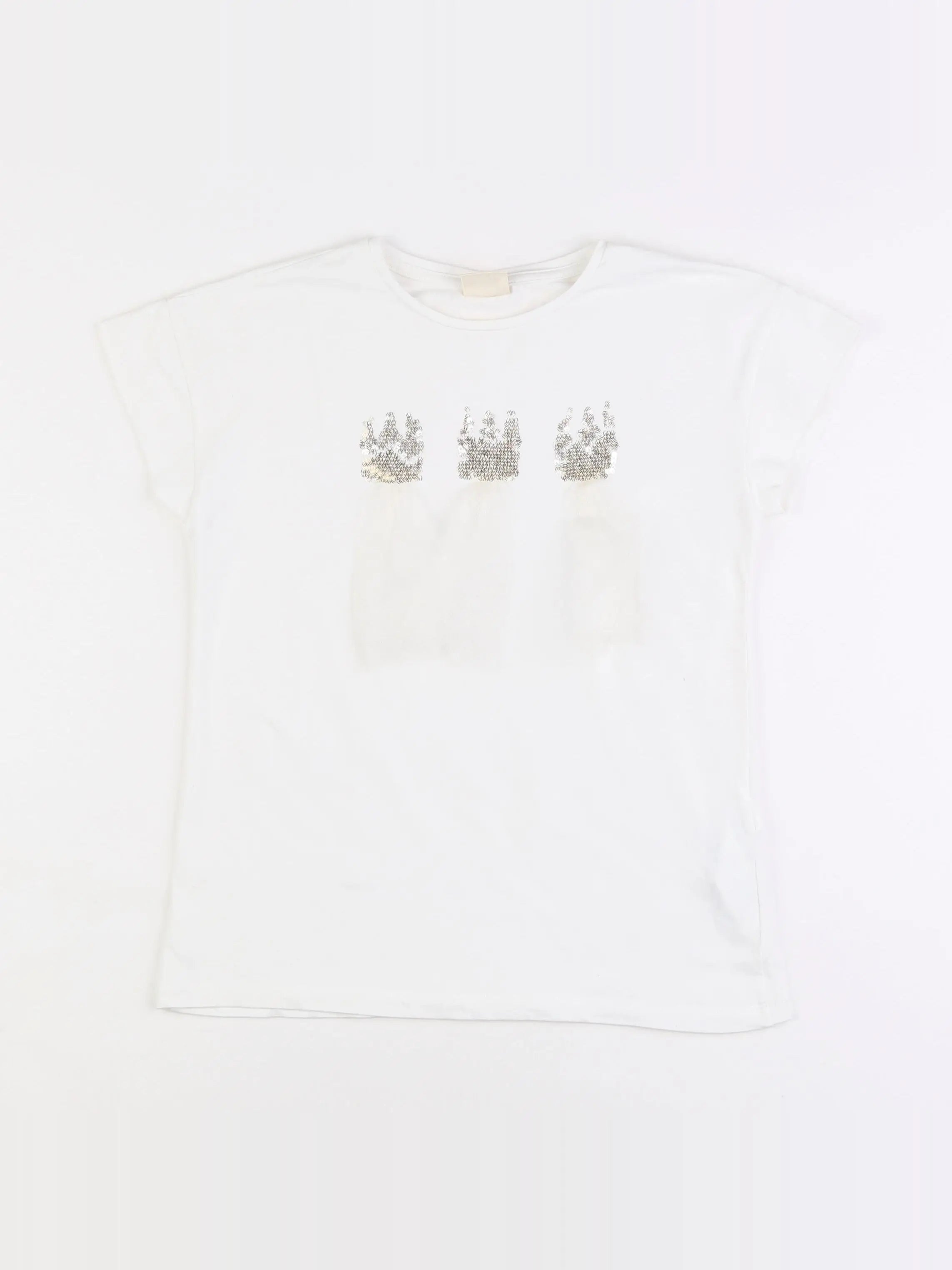 Zara - tee-shirt blanc - 9/10 ans