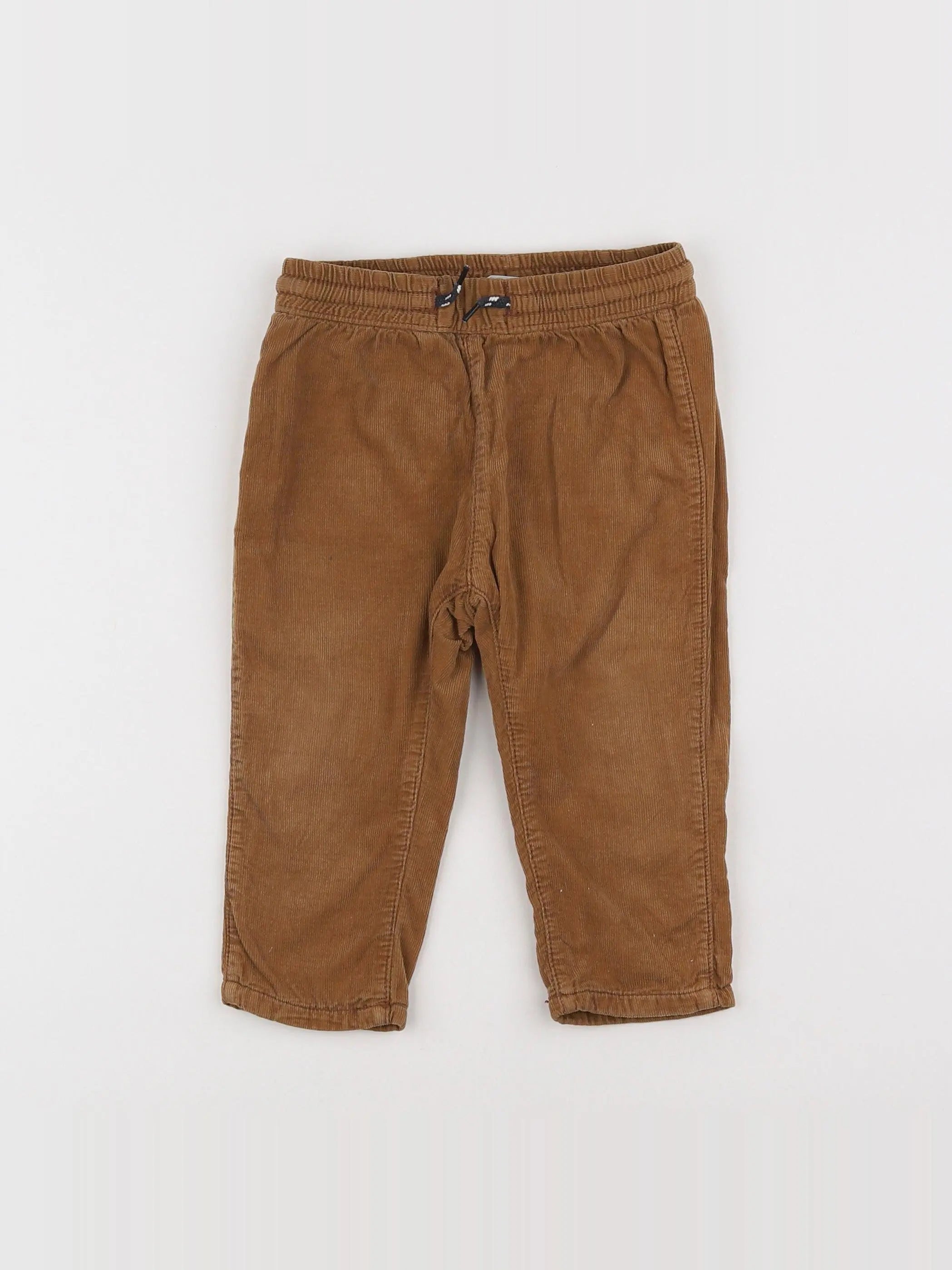 H&M - pantalon marron - 9/12 mois