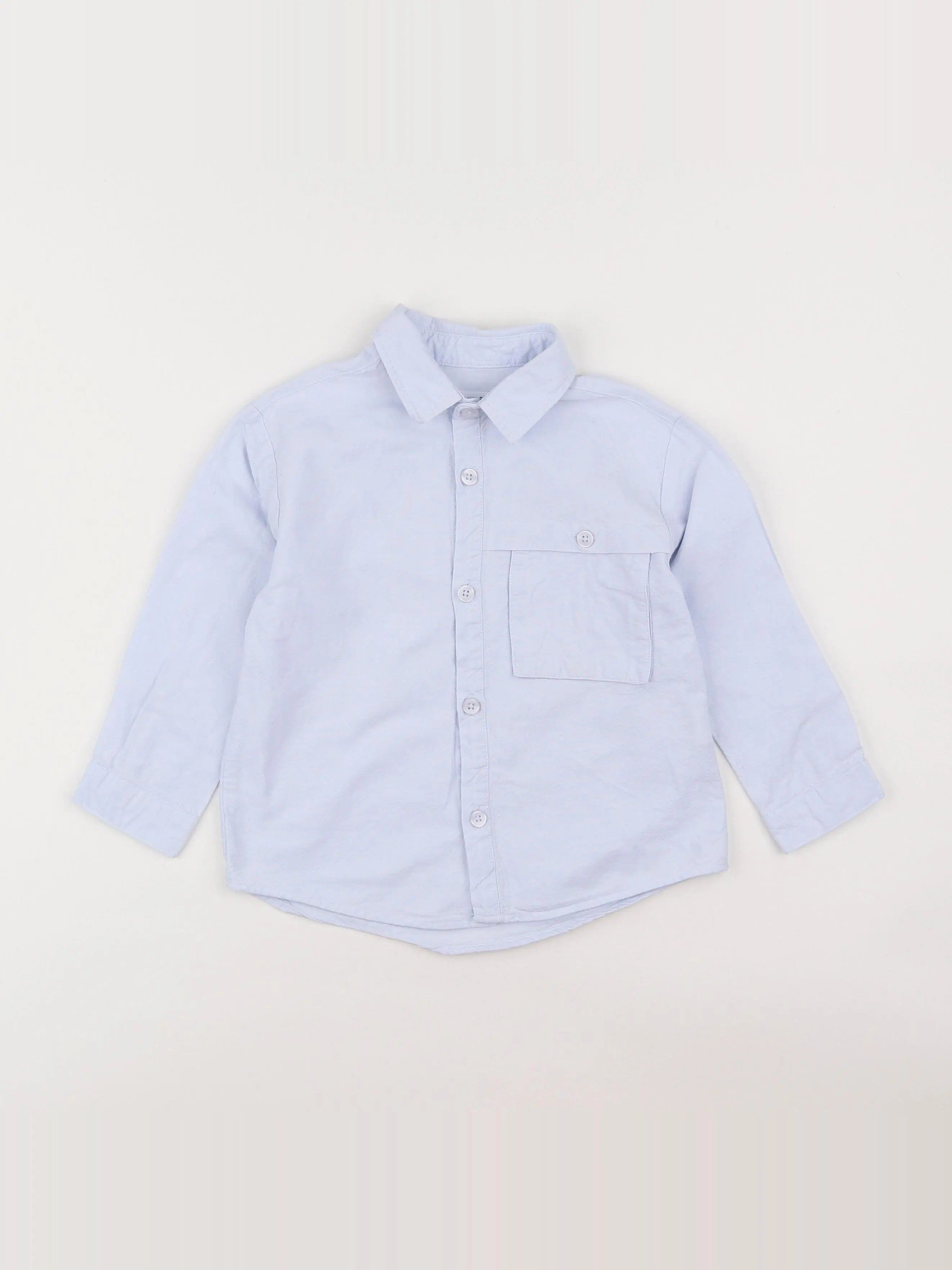 Zara - chemise bleu - 2/3 ans